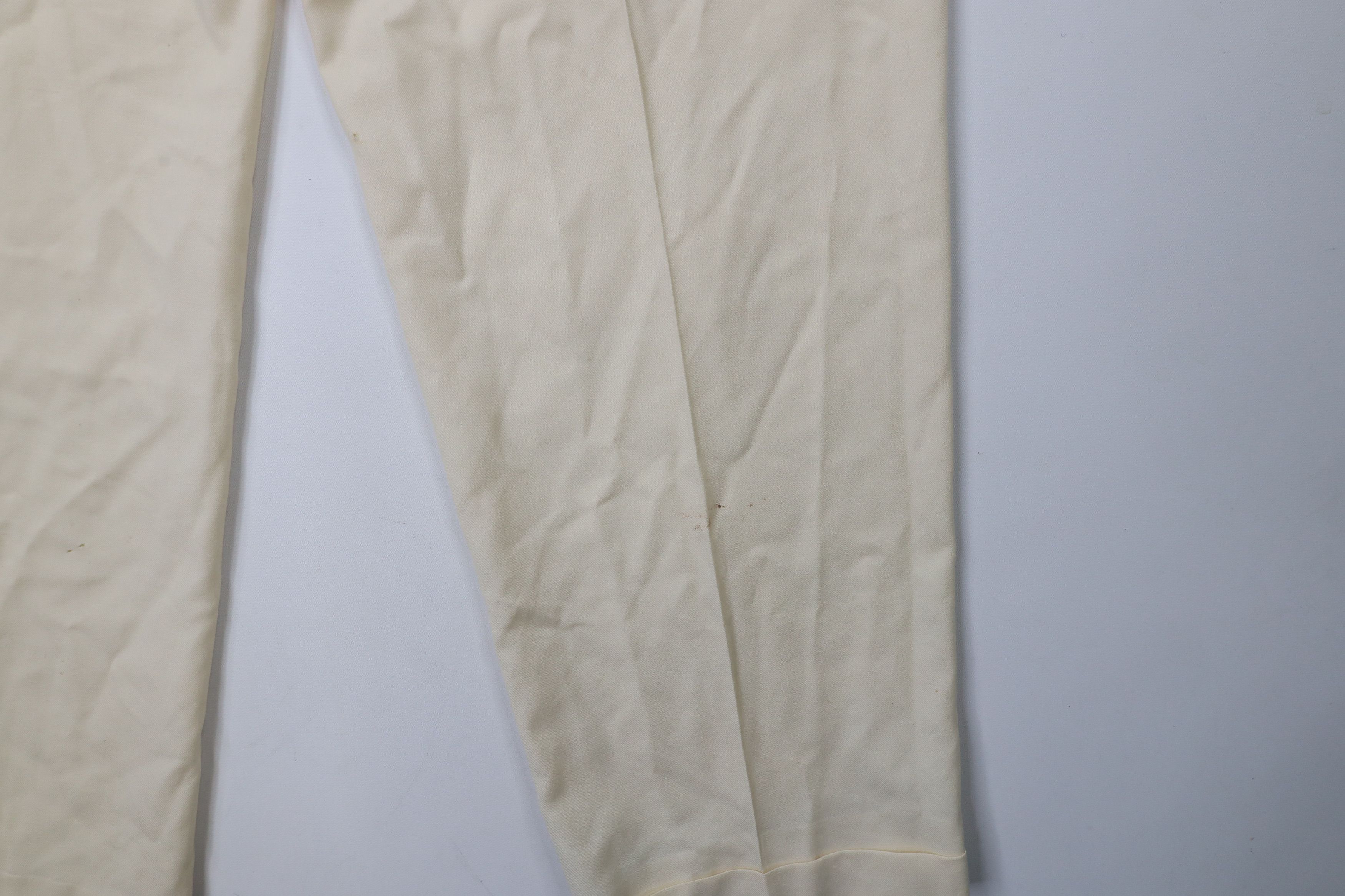 Vintage Vintage 90s Streetwear Cuffed Wide Leg Chino Pants Wool Size US 34 / EU 50 - 13 Thumbnail