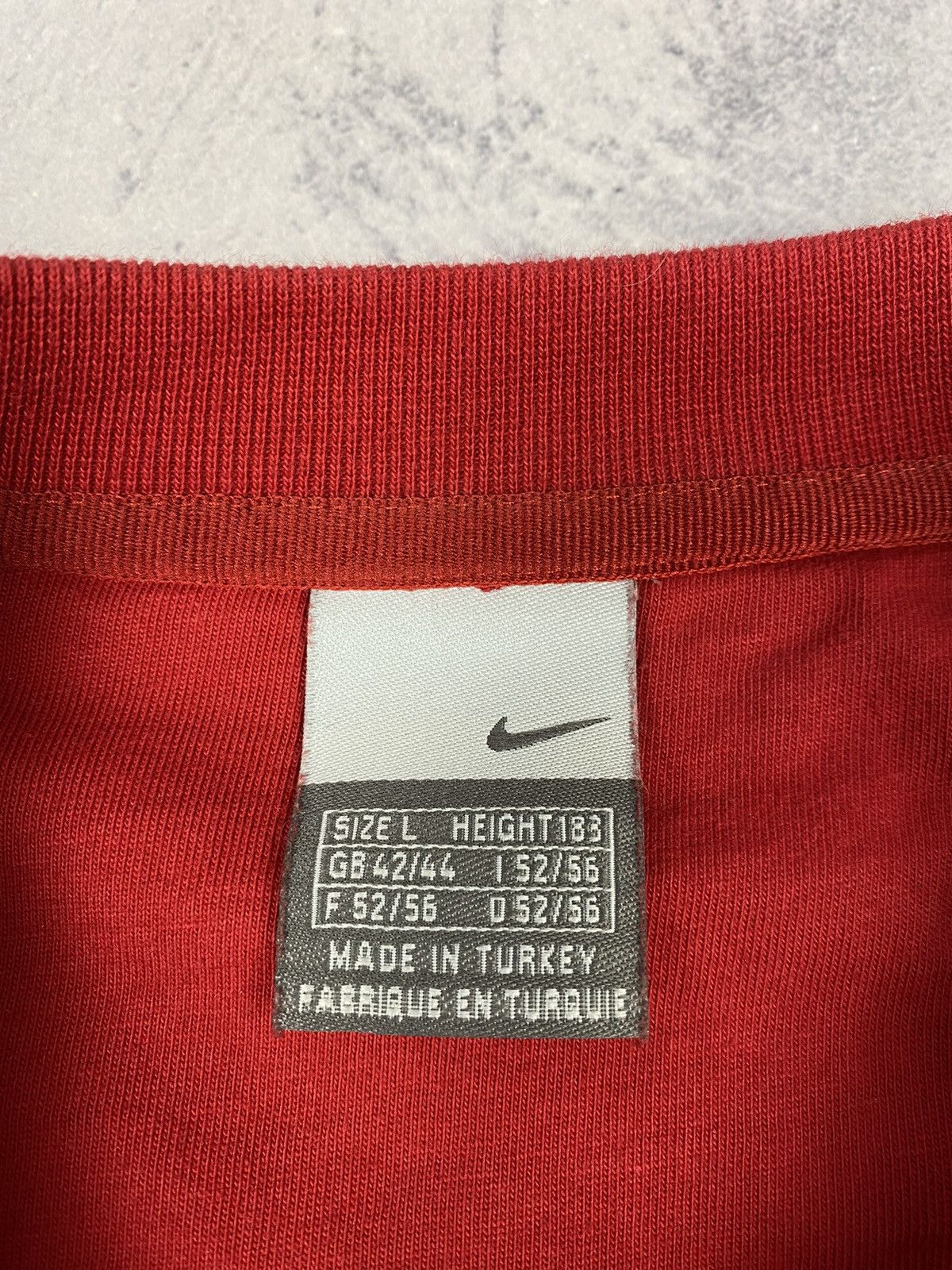 Nike × Vintage Vintage 00s Nike Big Logo Y2K Streetwear Sweatshirt Size US L / EU 52-54 / 3 - 8 Thumbnail