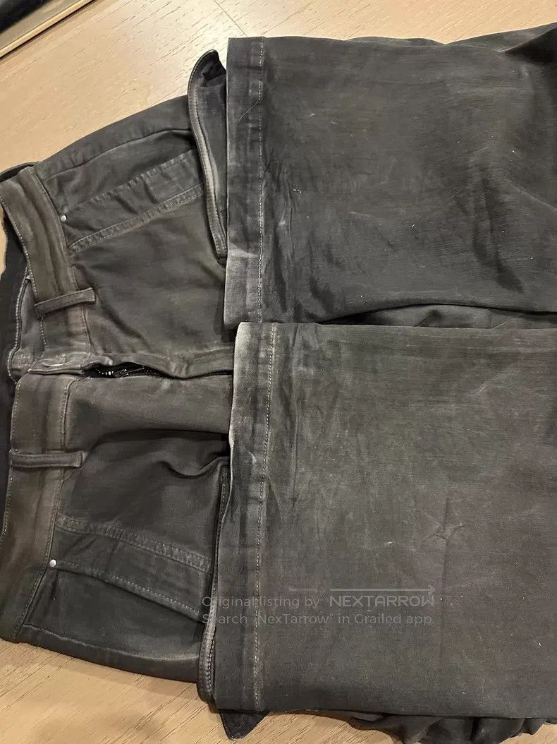 Rick Owens RICK OWENS Waxed and faded cargo work pants i Size US 34 / EU 50 - 5 Thumbnail