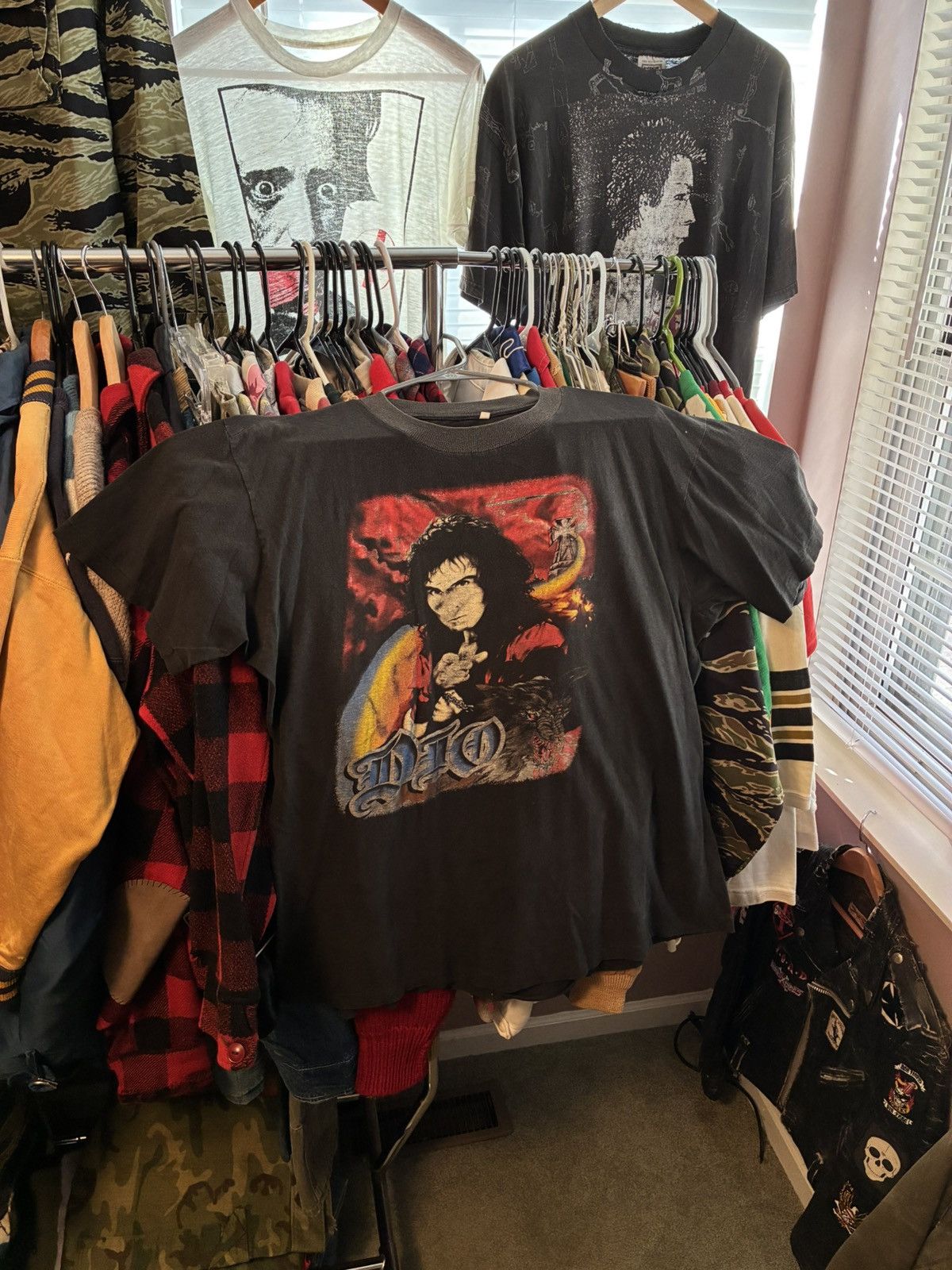 Vintage Vintage 1990s Deo metal band tour shirt Size US XL / EU 56 / 4 - 1 Thumbnail
