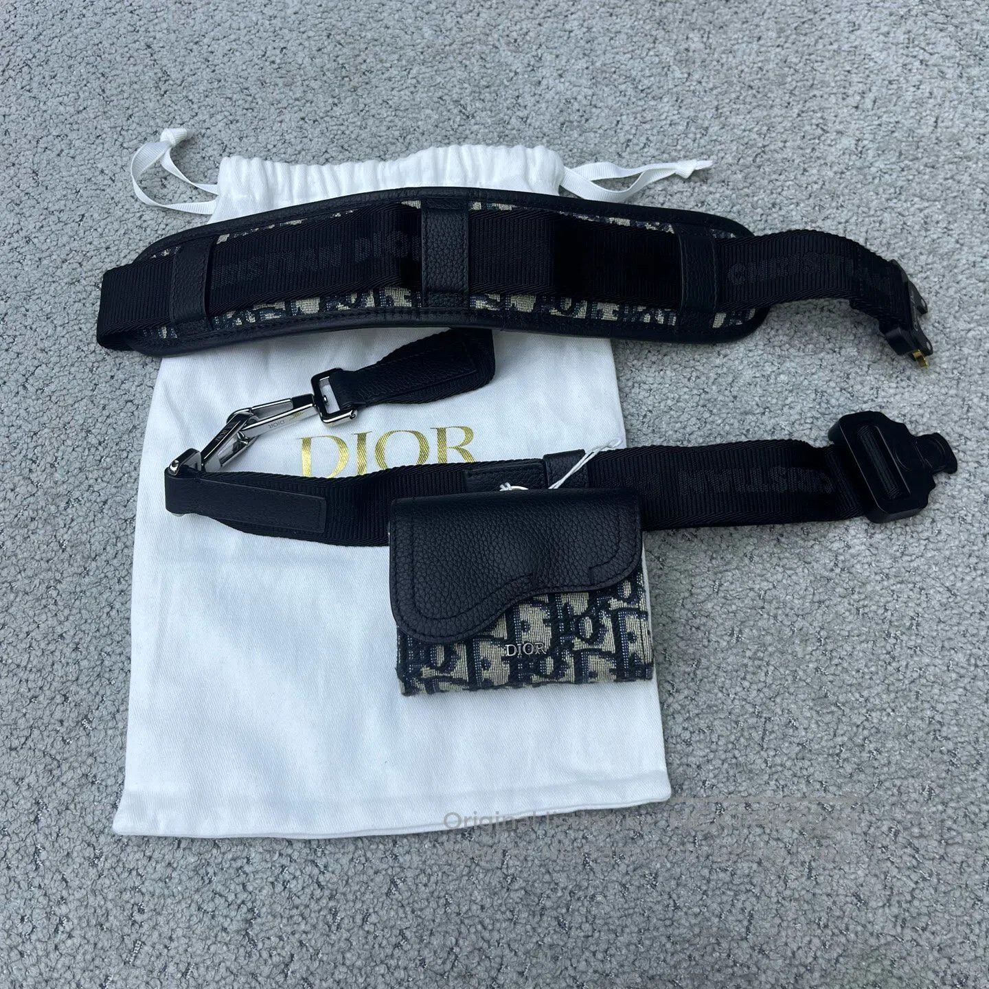 Dior Dior Black nylon pet leash bag| Size ONE SIZE - 1 Thumbnail