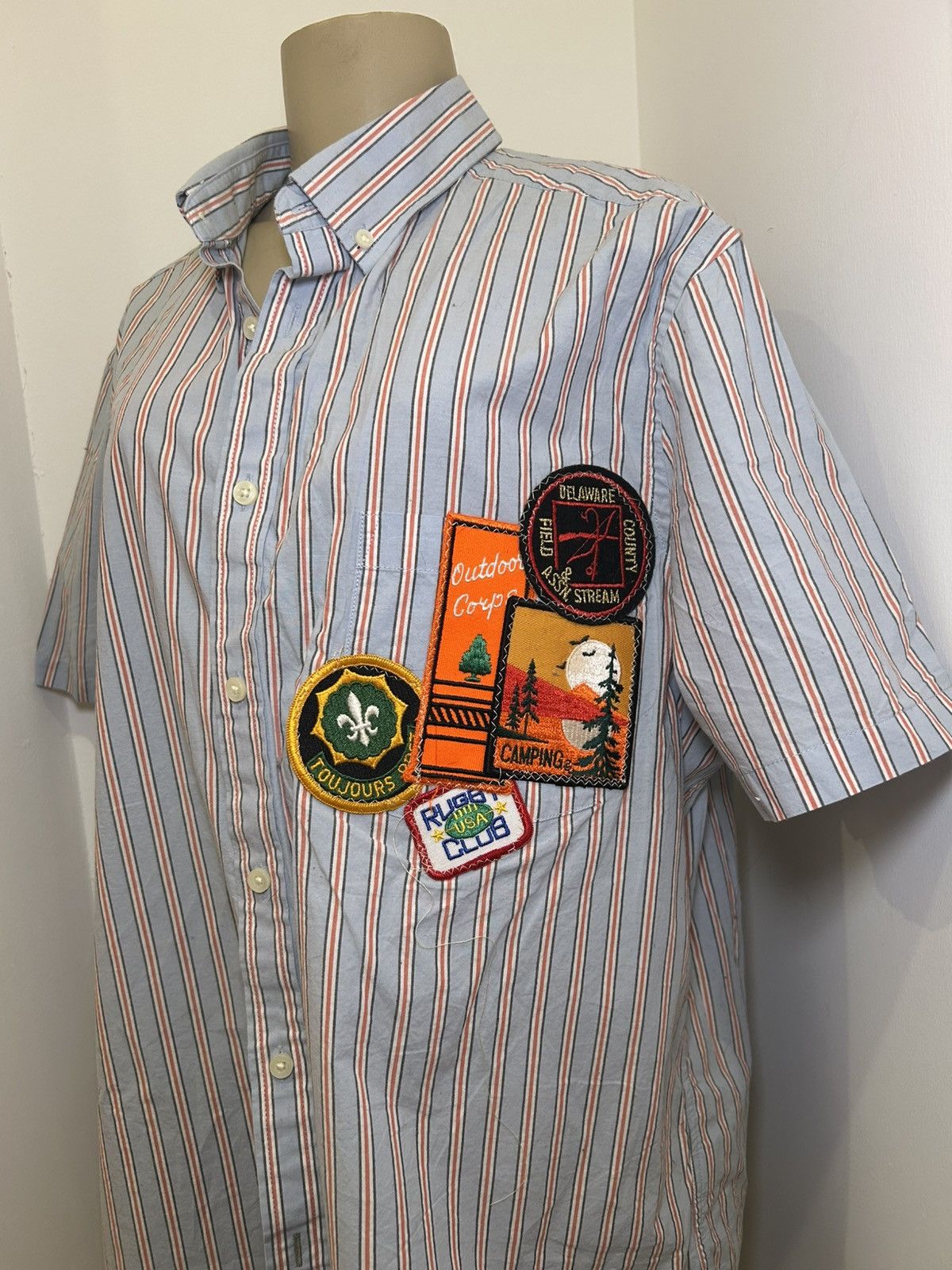 Vintage Unisex Vintage Scattered Patch WorkShirt Size US M / EU 48-50 / 2 - 2 Thumbnail