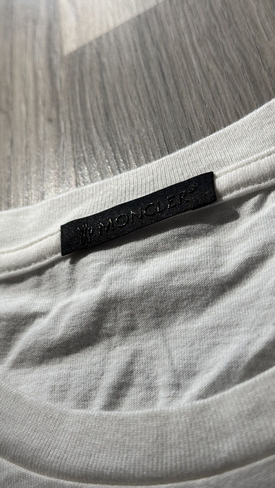 Moncler Moncler Rubber Logo Patch T-Shirt Size US S / EU 44-46 / 1 - 5 Thumbnail