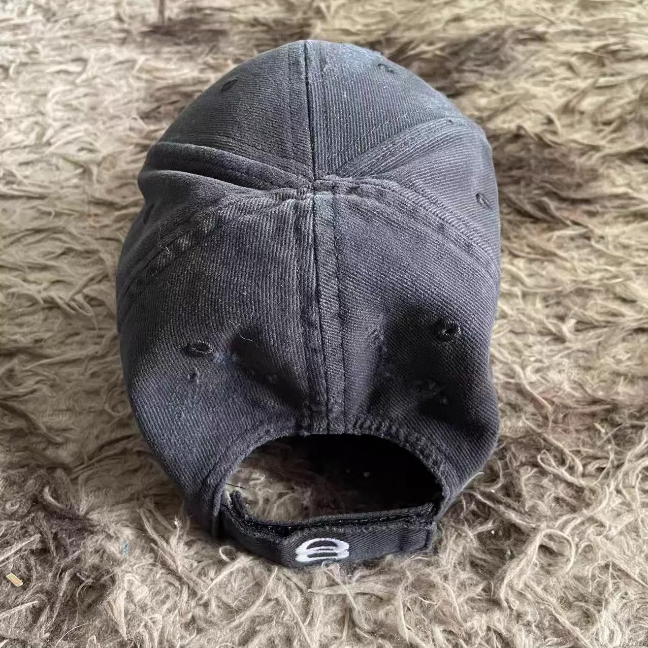 Balenciaga Balenciaga 25SS Distressed Paneled Baseball Cap L New Size ONE SIZE - 3 Thumbnail