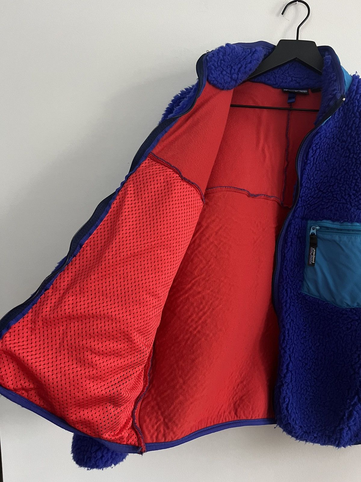 Patagonia × Vintage Patagonia Retro X Deep Pile Fleece Purple Violet Blue Large Size US L / EU 52-54 / 3 - 7 Thumbnail
