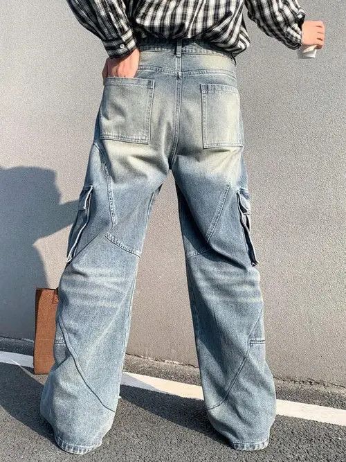 Designer × Japanese Brand × Vintage washed faded cleanfit yuppie bootcut cargo pants Size US 32 / EU 48 - 1 Thumbnail