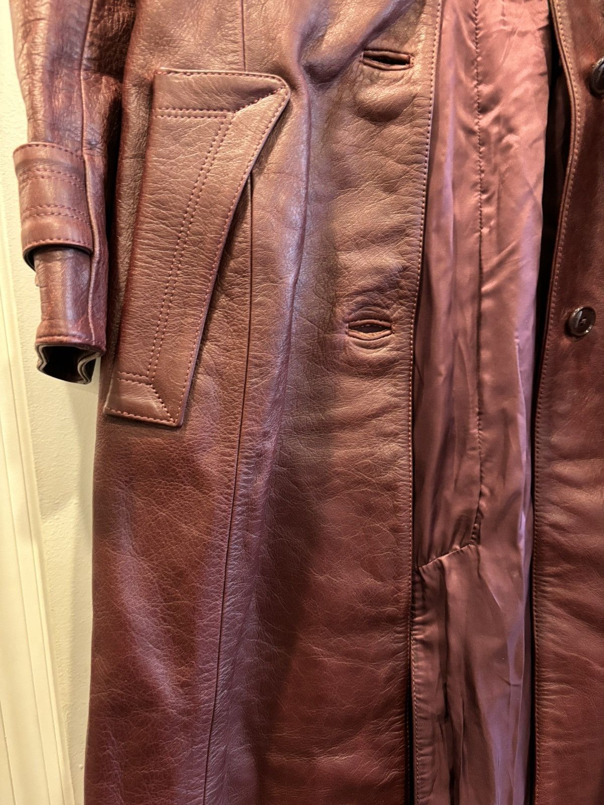 Vetements Vetements FW17 Leather Trench Coat Size S / US 4 / IT 40 - 2 Thumbnail