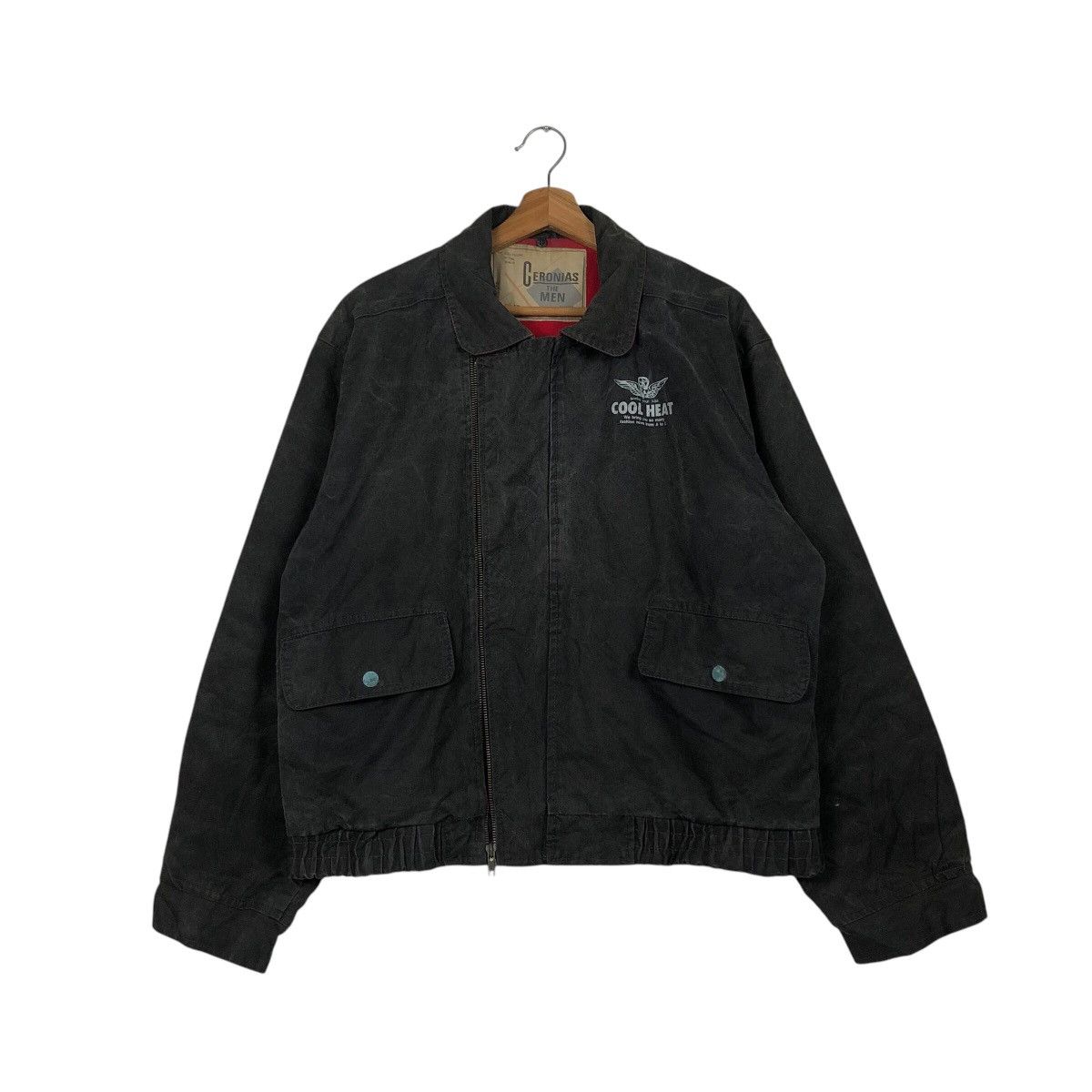 Japanese Brand 📌Vintage Bomber Jacket Ceronias For Men Issey Miyake Biker Size US L / EU 52-54 / 3 - 2 Thumbnail