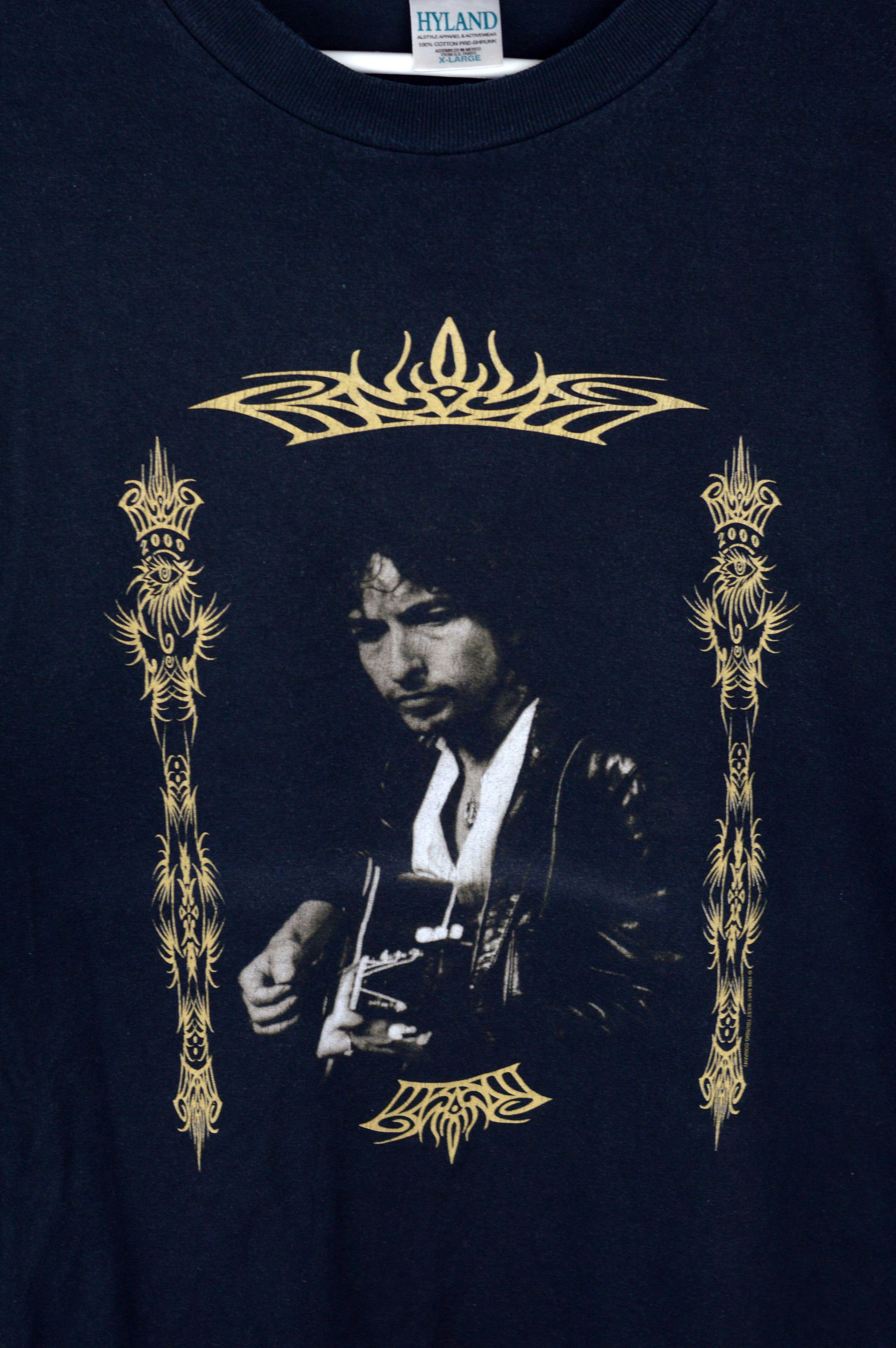 Vintage Vintage Bob Dylan 2000 t shirt Size US XL / EU 56 / 4 - 3 Thumbnail