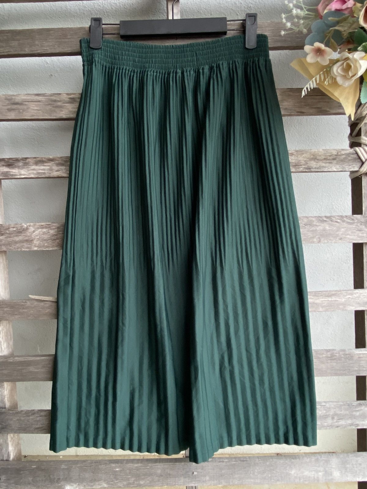 Zucca Zucca by Issey Miyake Pleated Midi Skirt Size 28" / US 6 / IT 42 - 4 Thumbnail
