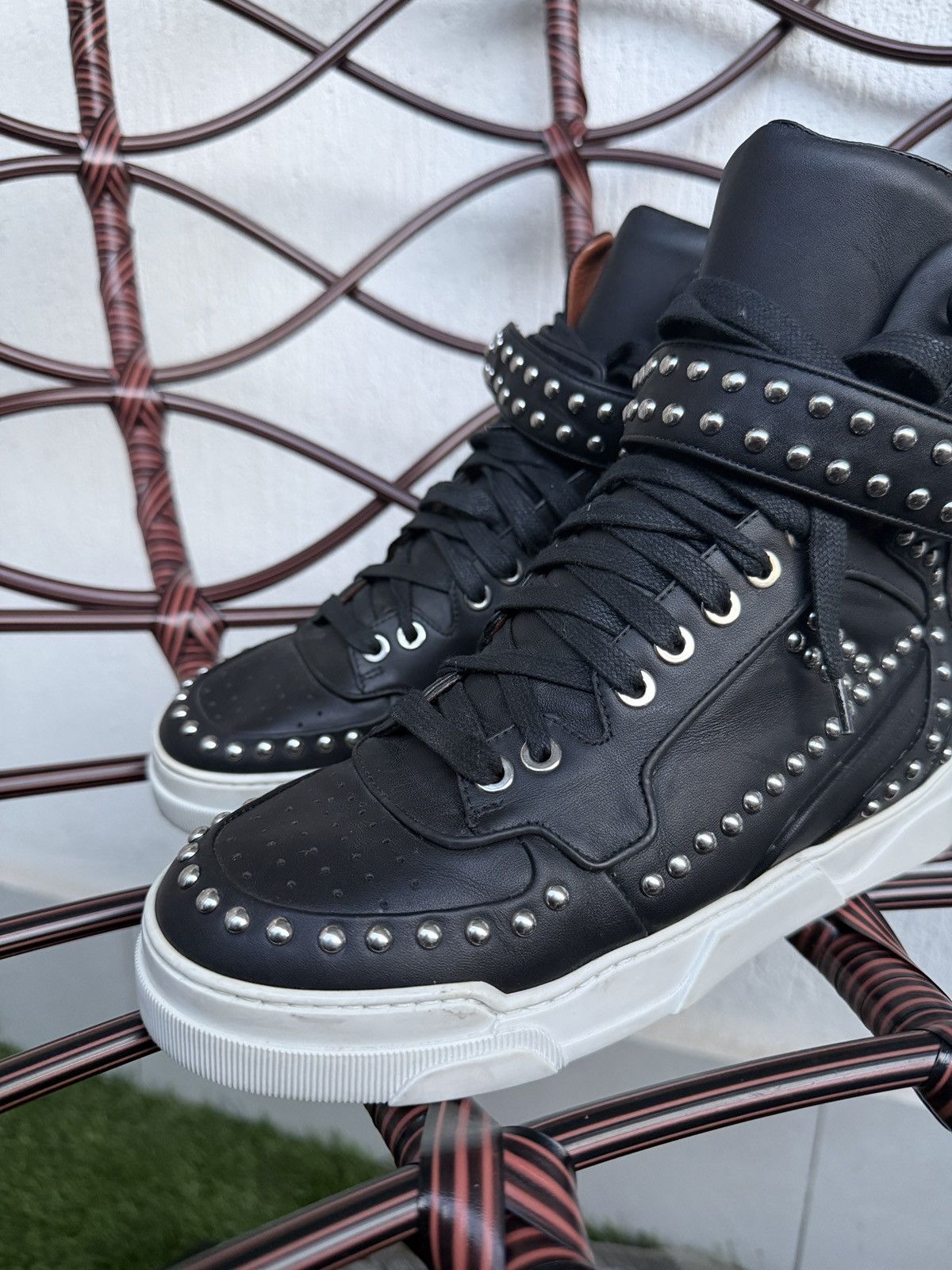 Givenchy 🎸studded tyson by Riccardo tisci Size US 5 / EU 37 - 3 Thumbnail