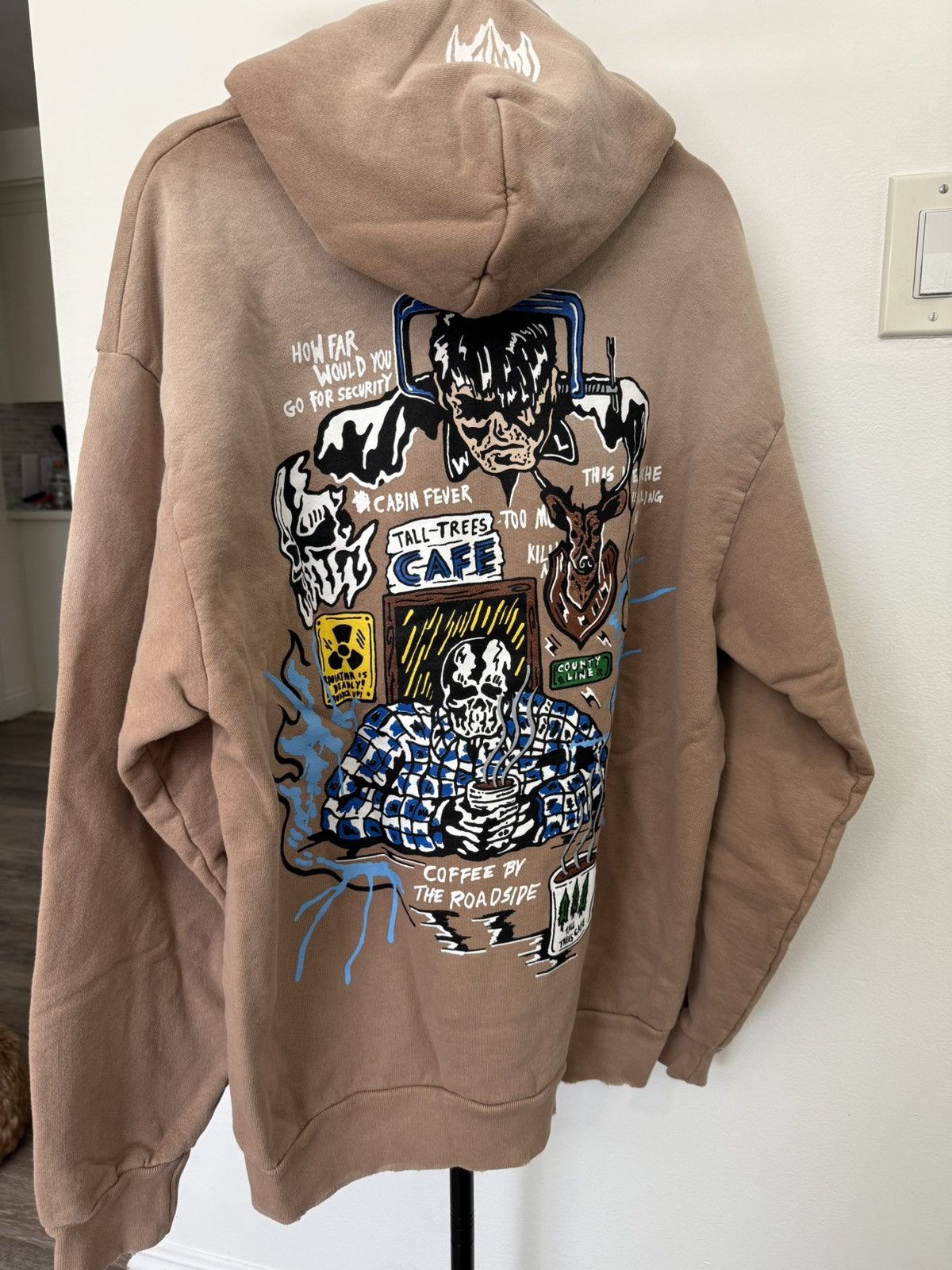 Warren Lotas Roadside coffee hoodie