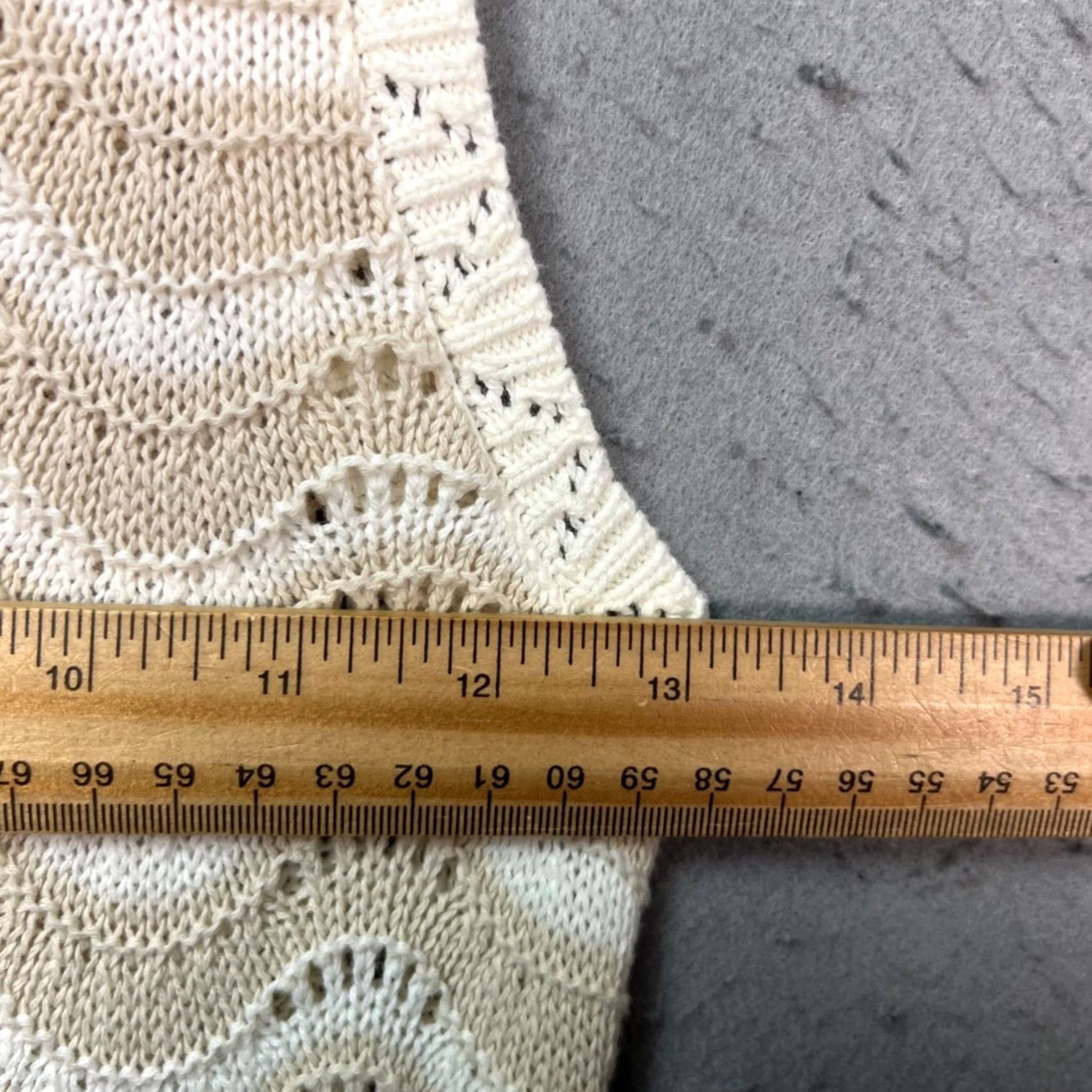 Old Navy Old Navy Ivory Crochet Midi Dress Sleeveless 100% Cotton Womens Small Crew Neck Casual Slip Dress Tank Dress Size S / US 4 / IT 40 - 6 Thumbnail