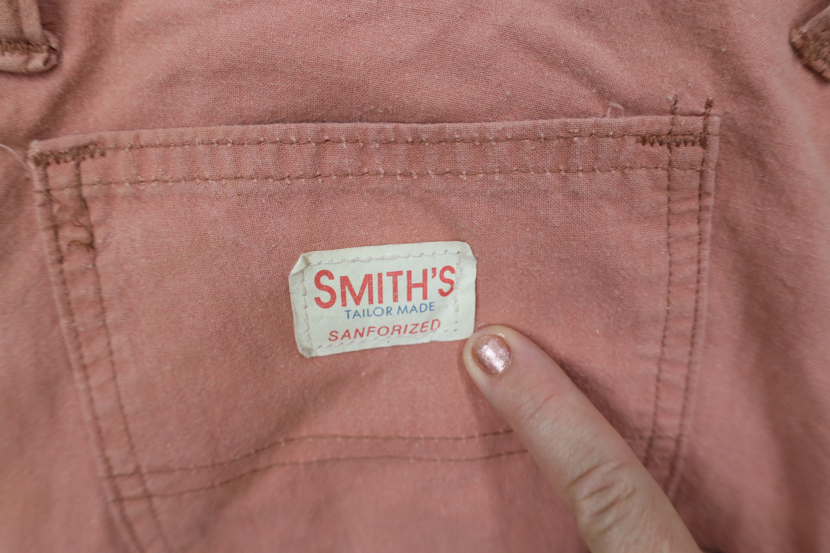 Vintage Vintage 60s 70s Streetwear Dungaree Work Pants Pink USA Size US 32 / EU 48 - 14 Thumbnail