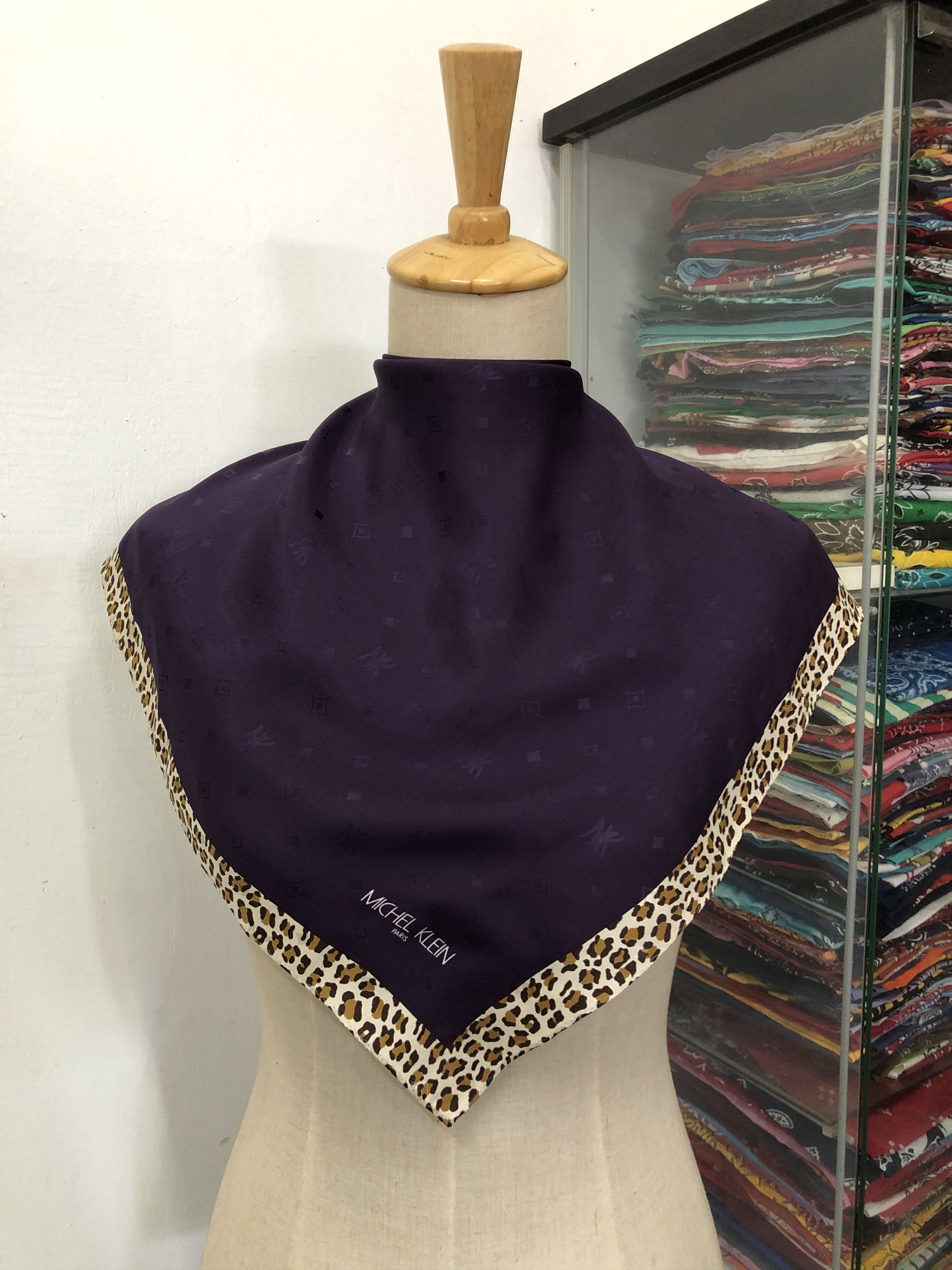 Vintage Michel Klein Silk Scarf