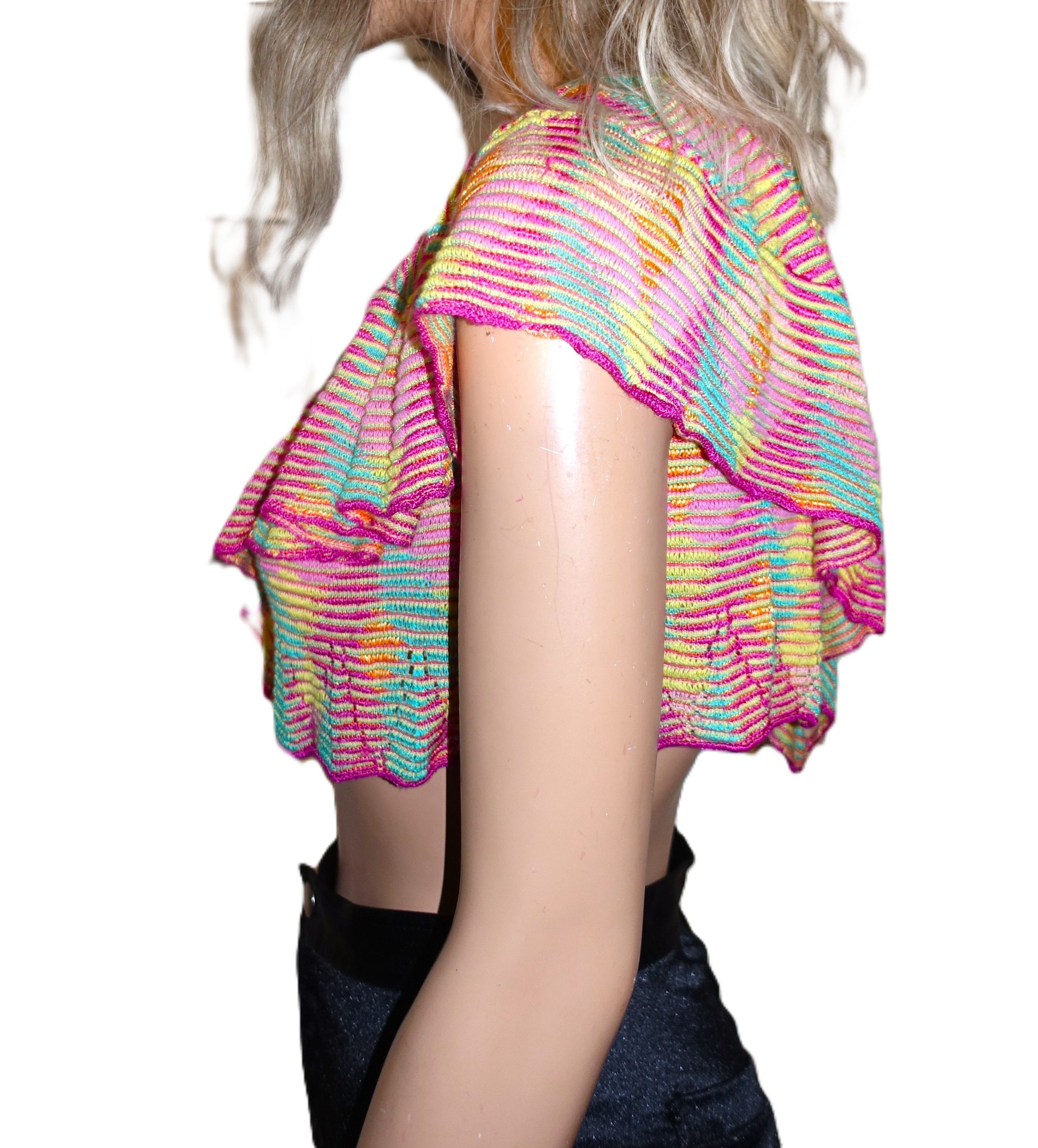Other Cecilia Prado Multi Color Cropped Top PXS Size XS / US 0-2 / IT 36-38 - 4 Thumbnail