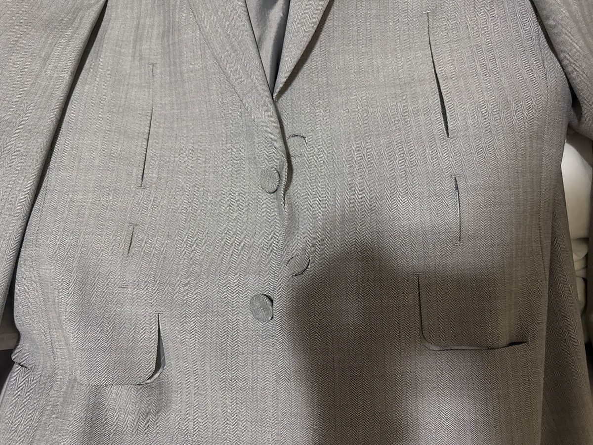 Ader Error Ader error cut-out grey blazer Size 48R - 3 Thumbnail