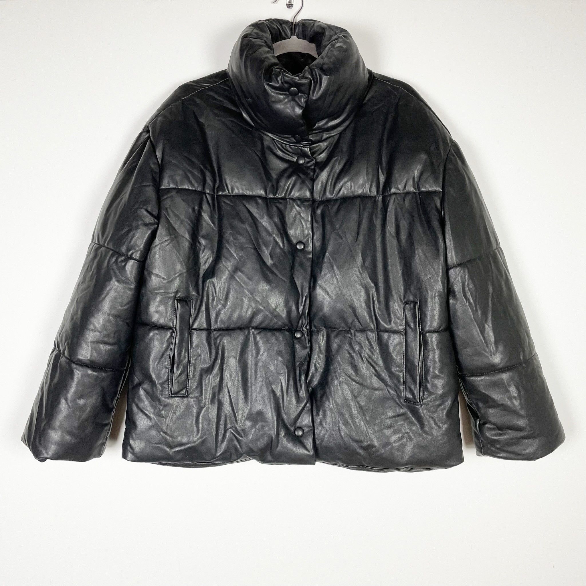 Other Bagatelle NYC Faux Vegan Leather Quilted Puffer Size M / US 6-8 / IT 42-44 - 1 Thumbnail