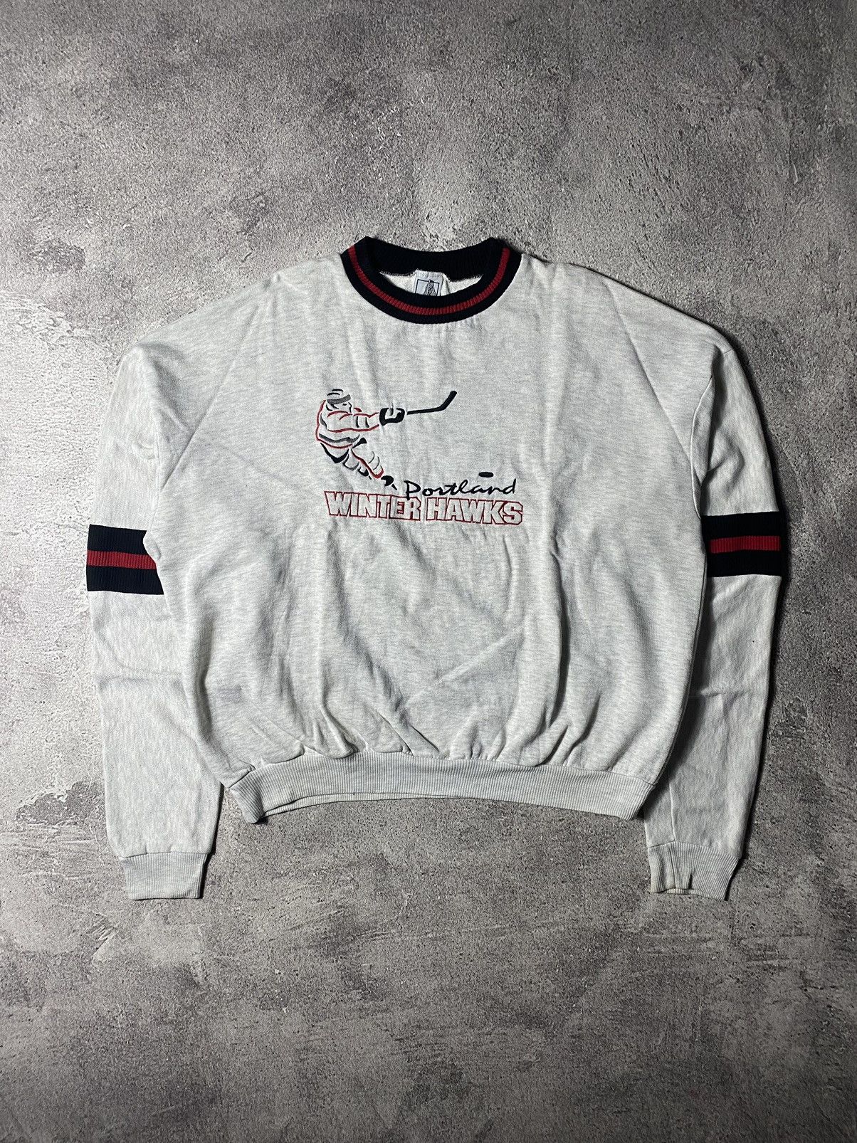 Other Vintage 90s Portland Winter Hawks Sweater Crewneck Size US XXL / EU 58 / 5 - 1 Thumbnail