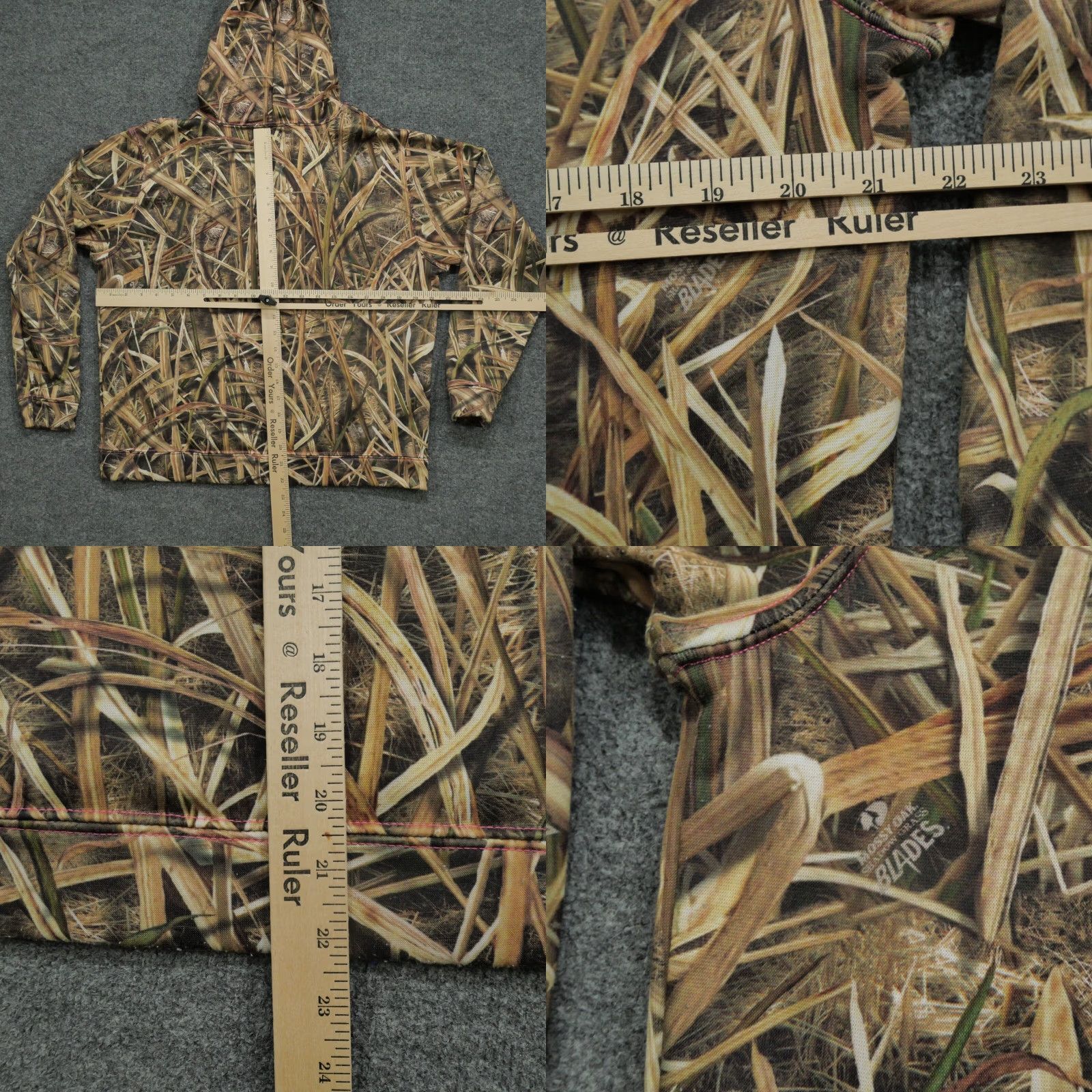 Vintage VINTAGE Mossy Oak Hoodie Womens Medium Brown Pink Camouflage Shadow Grass Blades Size M / US 6-8 / IT 42-44 - 8 Thumbnail