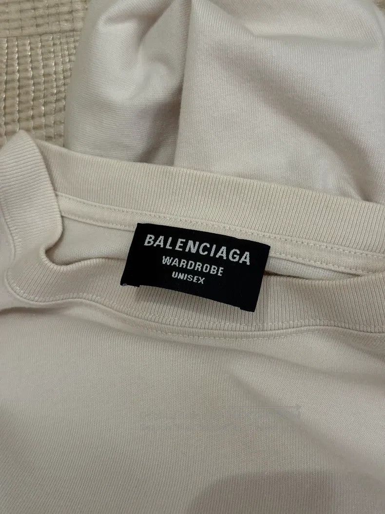 Balenciaga Balenciaga Front and Back Blue Letter T-Shirt Size US XS / EU 42 / 0 - 4 Thumbnail