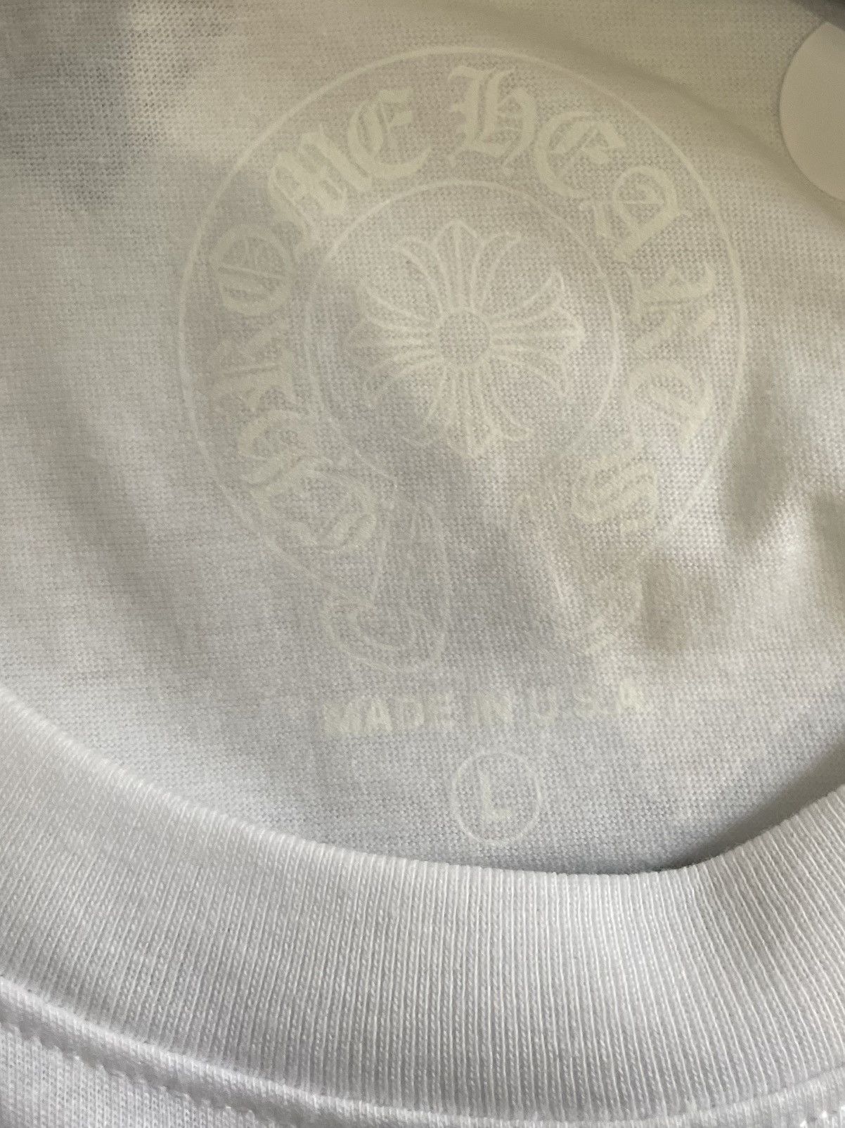Chrome Hearts Chrome Hearts Scroll Logo Pocket T-shirt Size US L / EU 52-54 / 3 - 3 Thumbnail