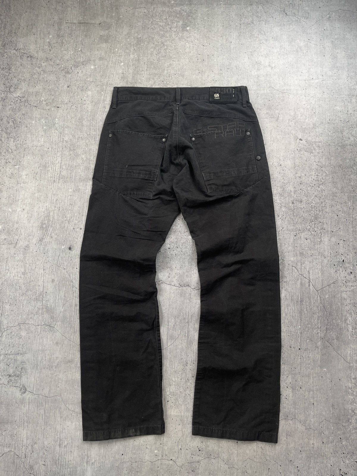 G-Star × Japanese Brand Vintage pants G Star Raw y2k denim flared baggy Japan style Size US 34 / EU 50 - 1 Thumbnail