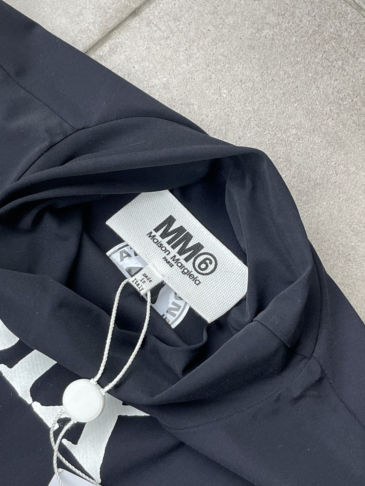 Maison Margiela SS22 Maison Margiela MM6 Black "SIX" Mesh Turtleneck Size US M / EU 48-50 / 2 - 5 Thumbnail
