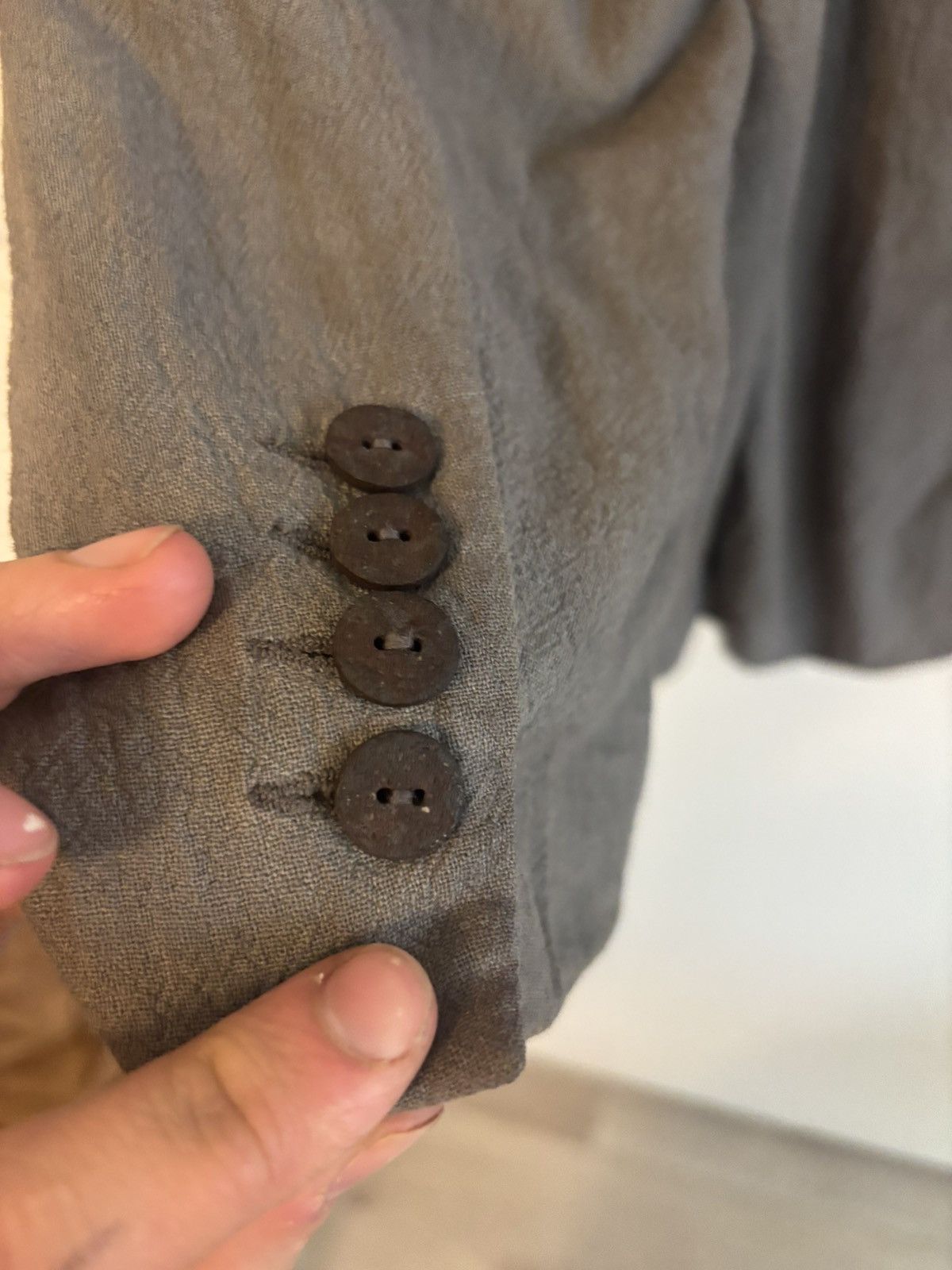 Acne Studios Mens XL Acne Studios sample wool overcoat oversized Size US XL / EU 56 / 4 - 7 Thumbnail