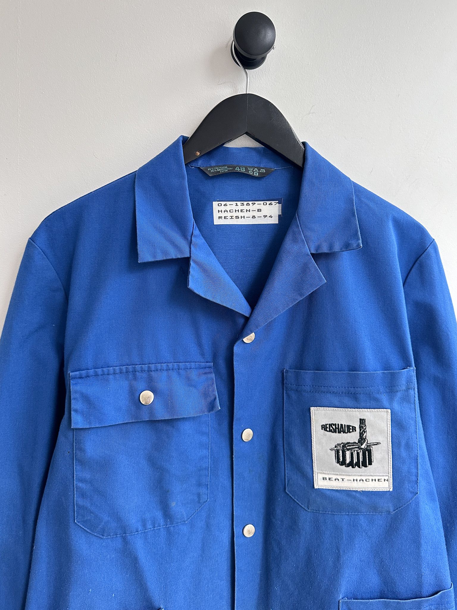 Vintage Vintage Workwear Blue Utility Jacket Size US M / EU 48-50 / 2 - 2 Thumbnail