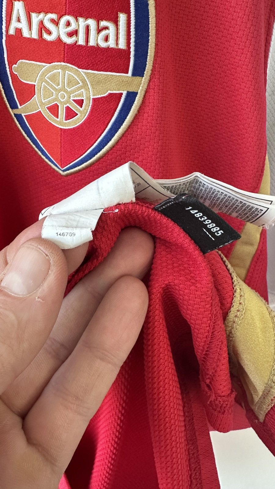 Nike Arsenal 2006-08 Home Shirt Nike HENRY #14 Jersey Emirates L Size US L / EU 52-54 / 3 - 12 Thumbnail