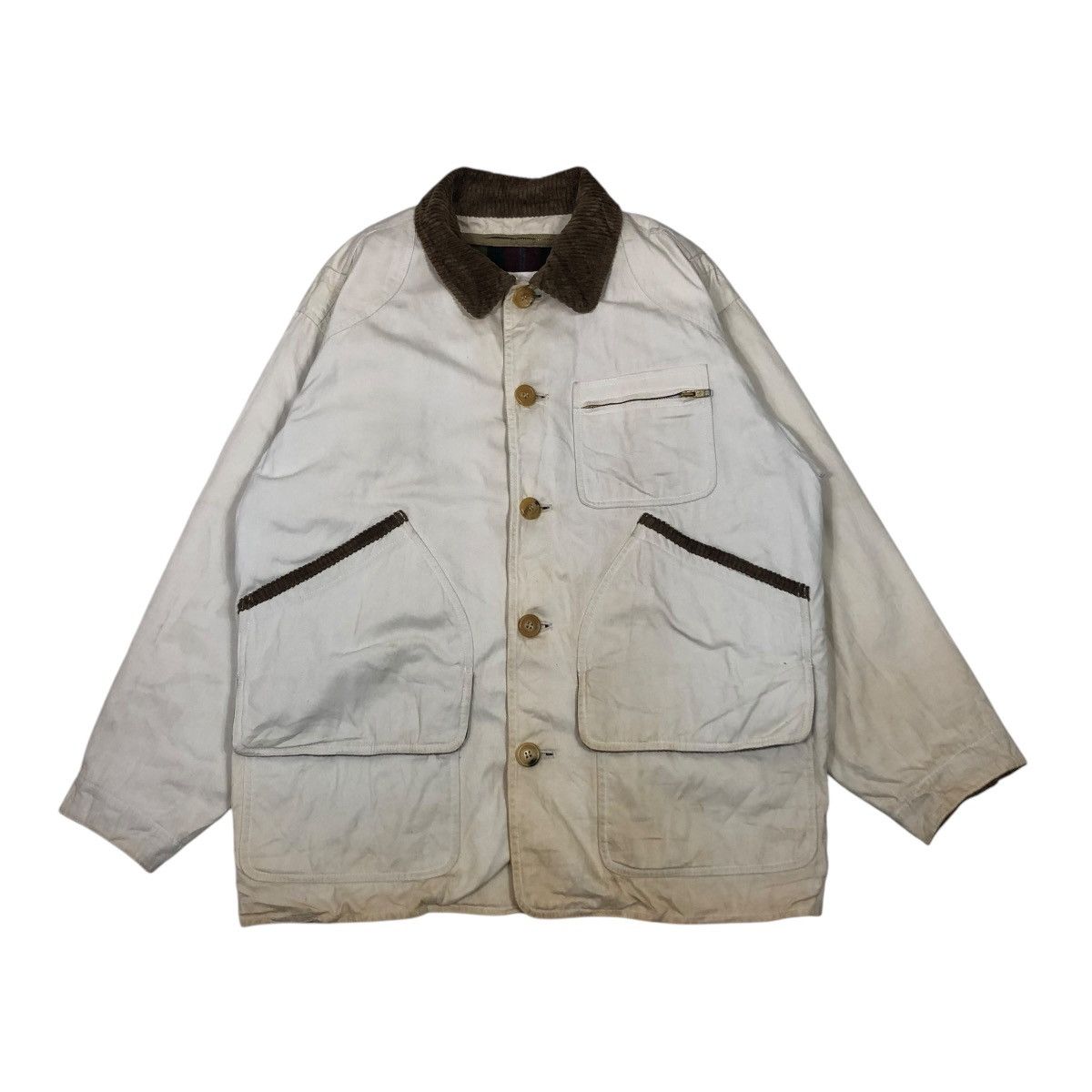 Japanese Brand 🔥VINTAGE CHORE JACKET BASSETT WALKER BLANKET ISSEY MIYAKE Size US M / EU 48-50 / 2 - 2 Thumbnail