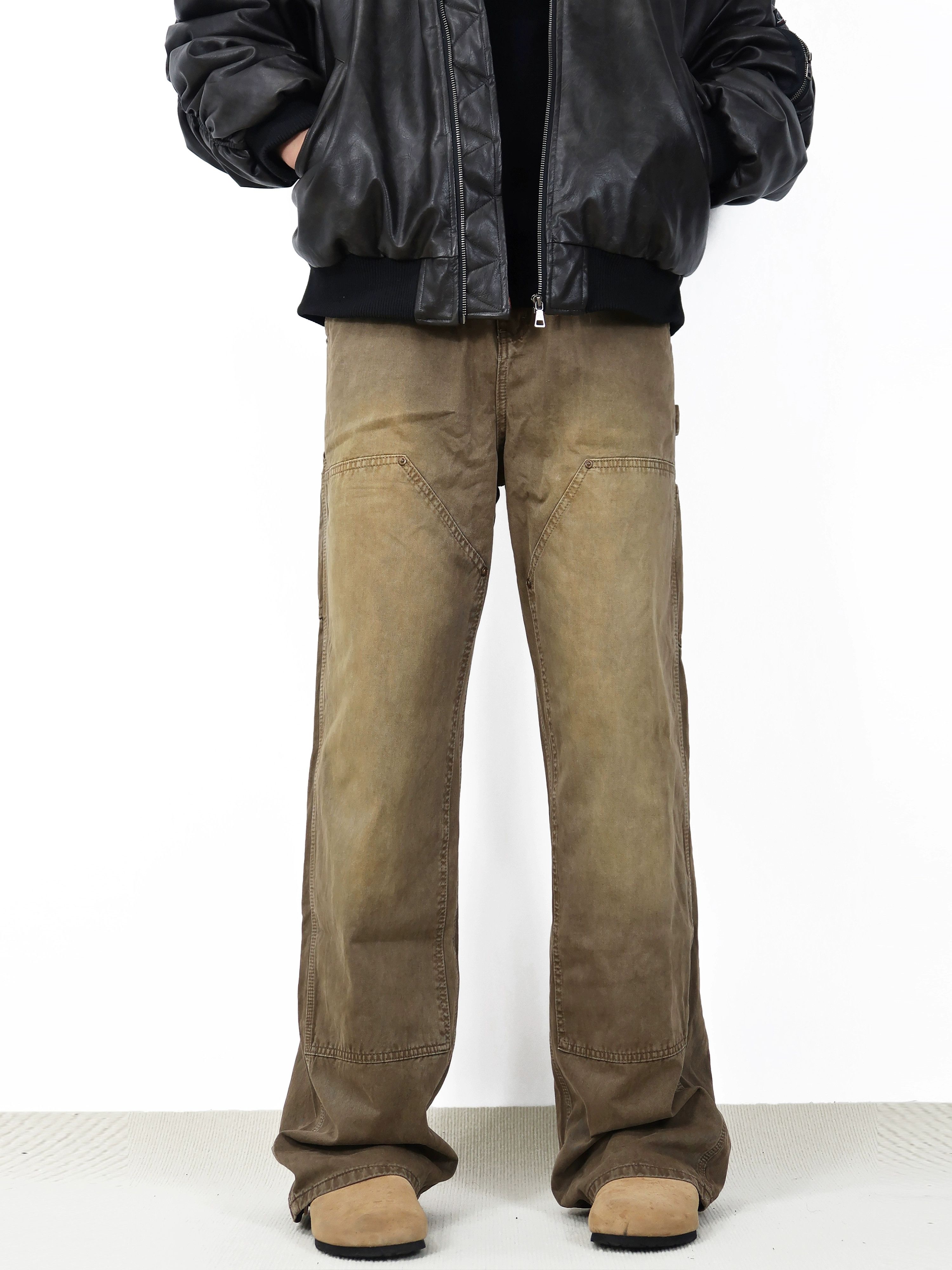 Jean × Vintage washed faded baggy skate hiphop carpenter jeans Size US 32 / EU 48 - 4 Thumbnail