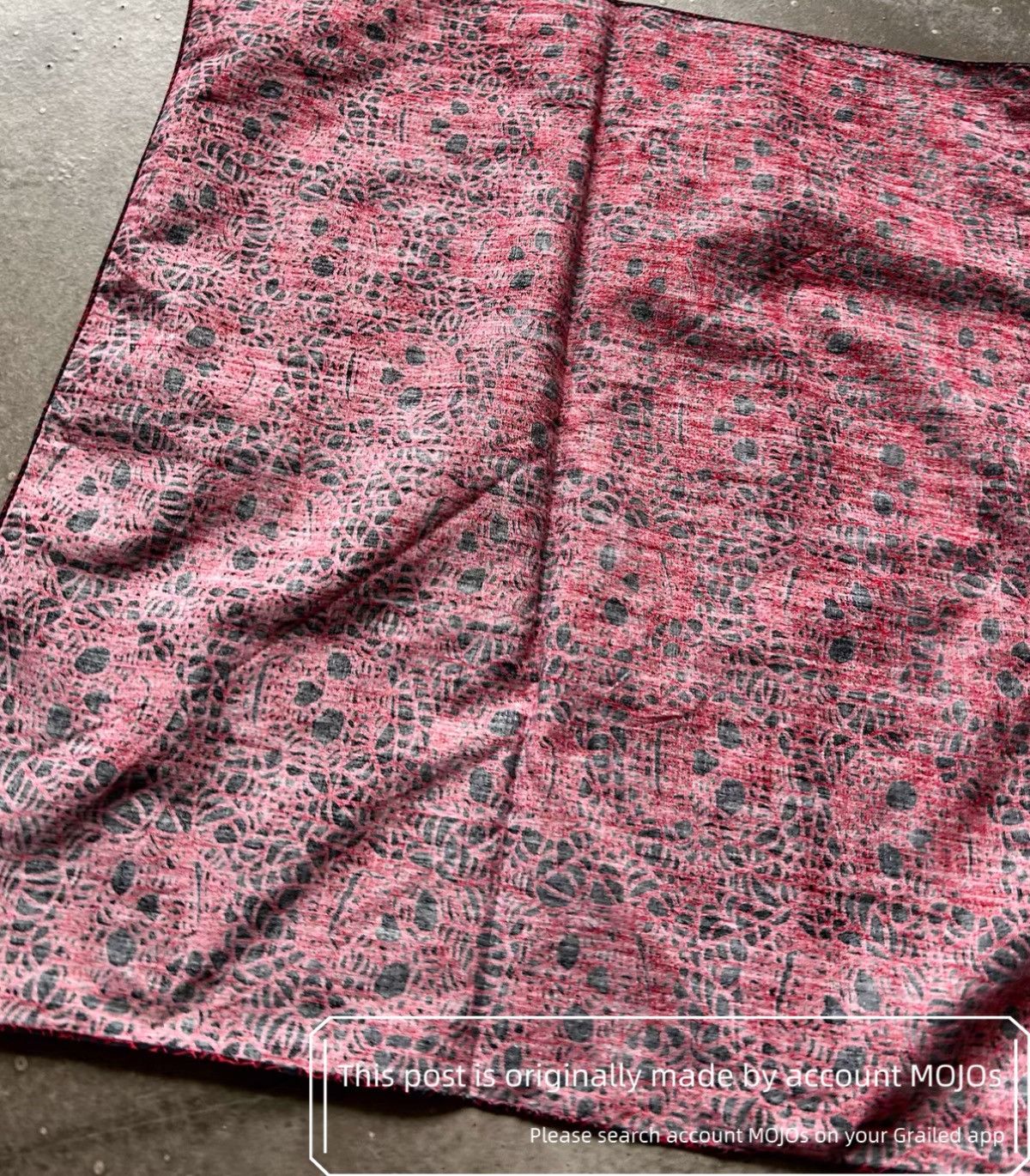 Number (N)ine Number Nine 05SS Red Skull Web Silk Scarf mojos1028 Size ONE SIZE - 8 Thumbnail