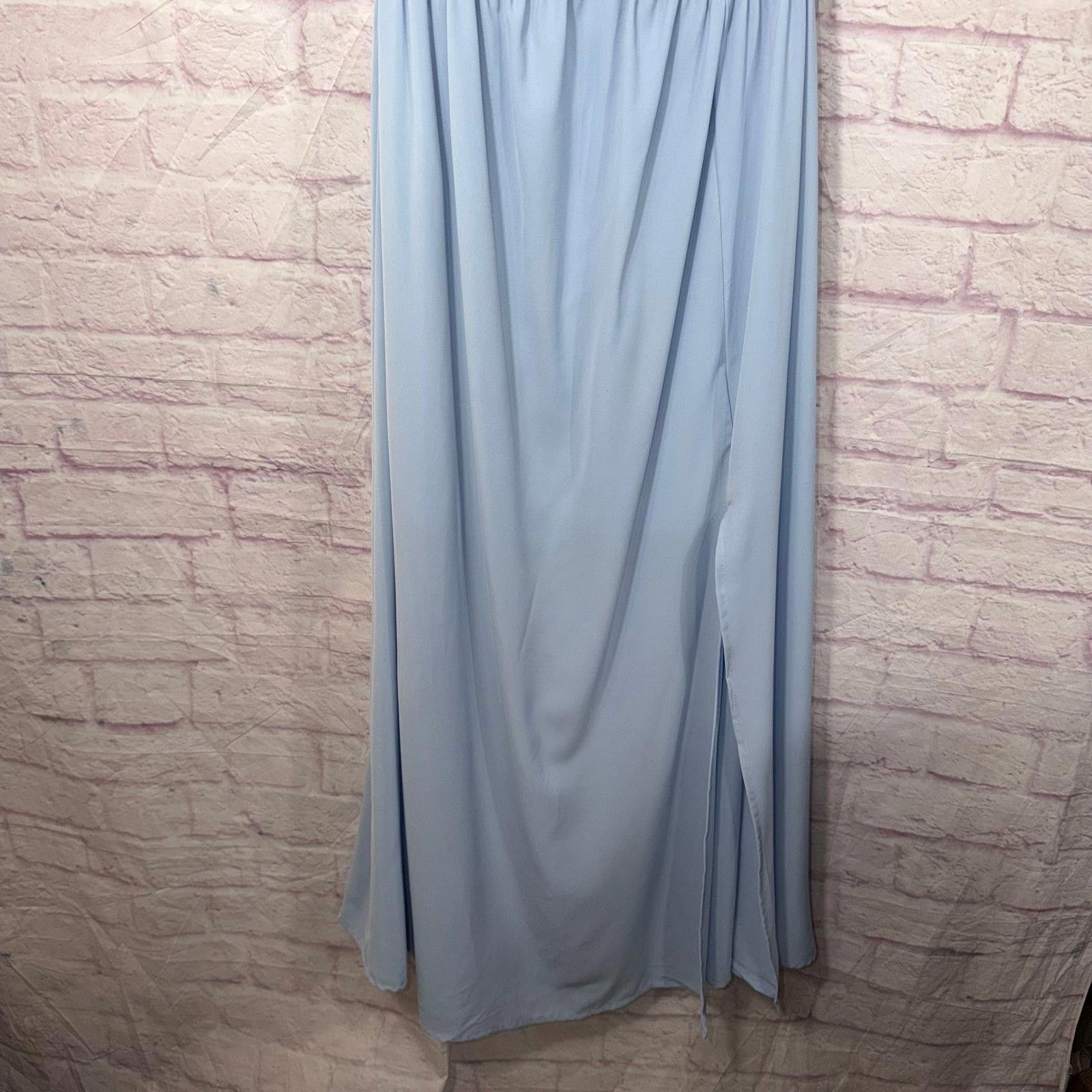 Other Ruffled Cap Sleeve Maxi Slit Medium Dress by Anna-Kaci Size M / US 6-8 / IT 42-44 - 7 Thumbnail