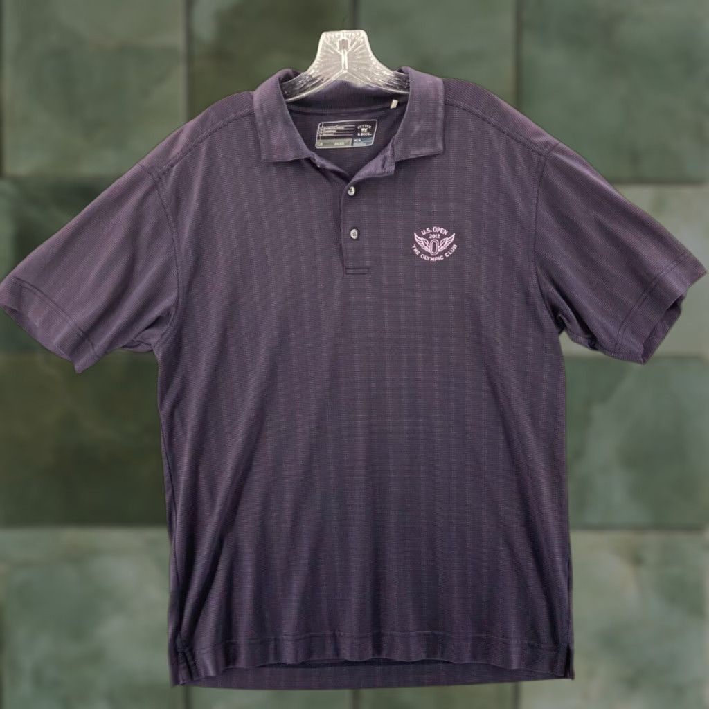 Cutter & Buck Cutter & Buck Polo Mens M Open 2012 US Olympic 90s Blue Short Sleeve Collared Polyester Golf Shirt Size US M / EU 48-50 / 2 - 1 Thumbnail