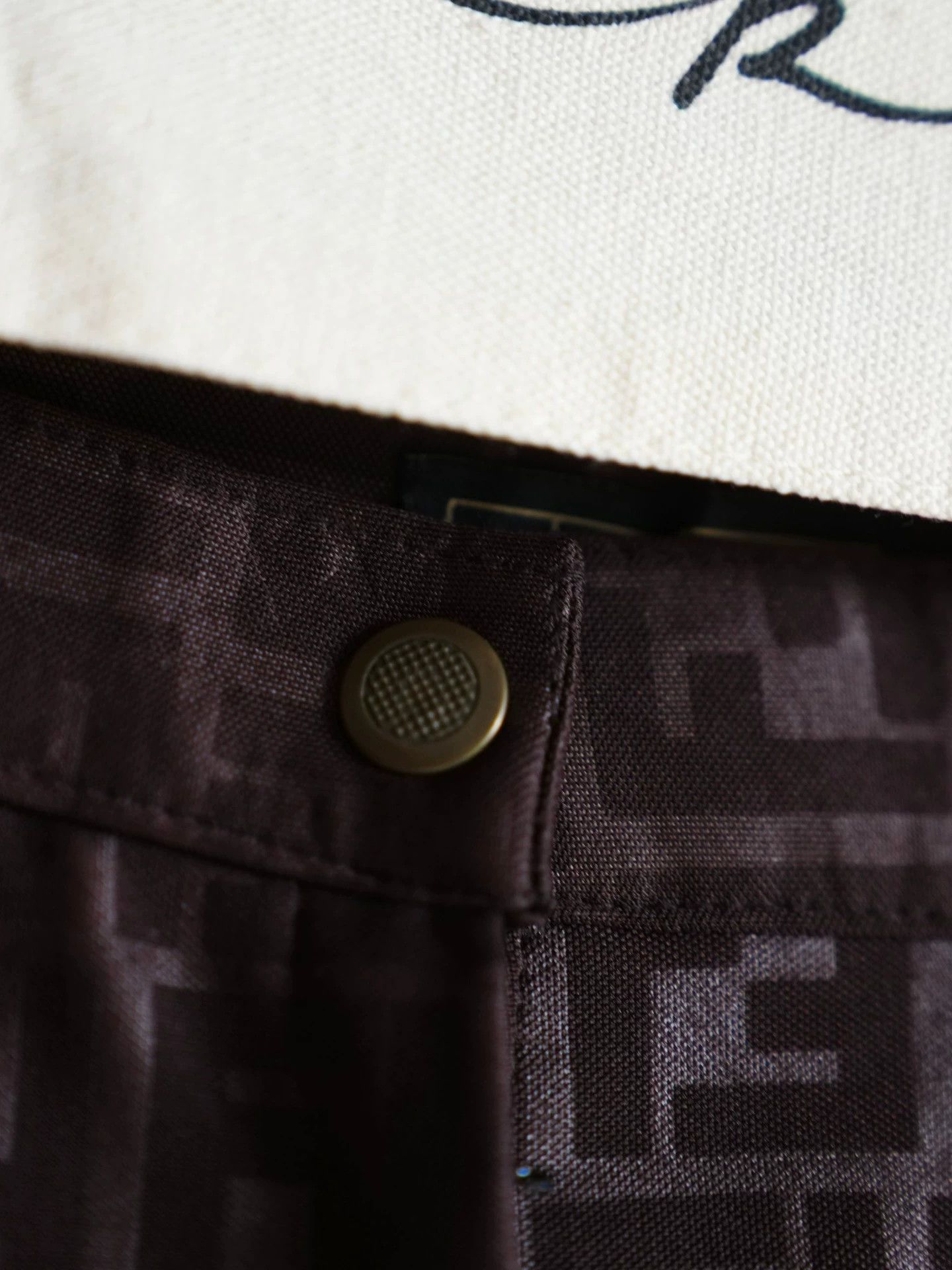 Fendi FENDI Vintage FF Tapered Bootcut Pants S Stretchy Italy MINT Size 26" / US 2 / IT 38 - 4 Thumbnail