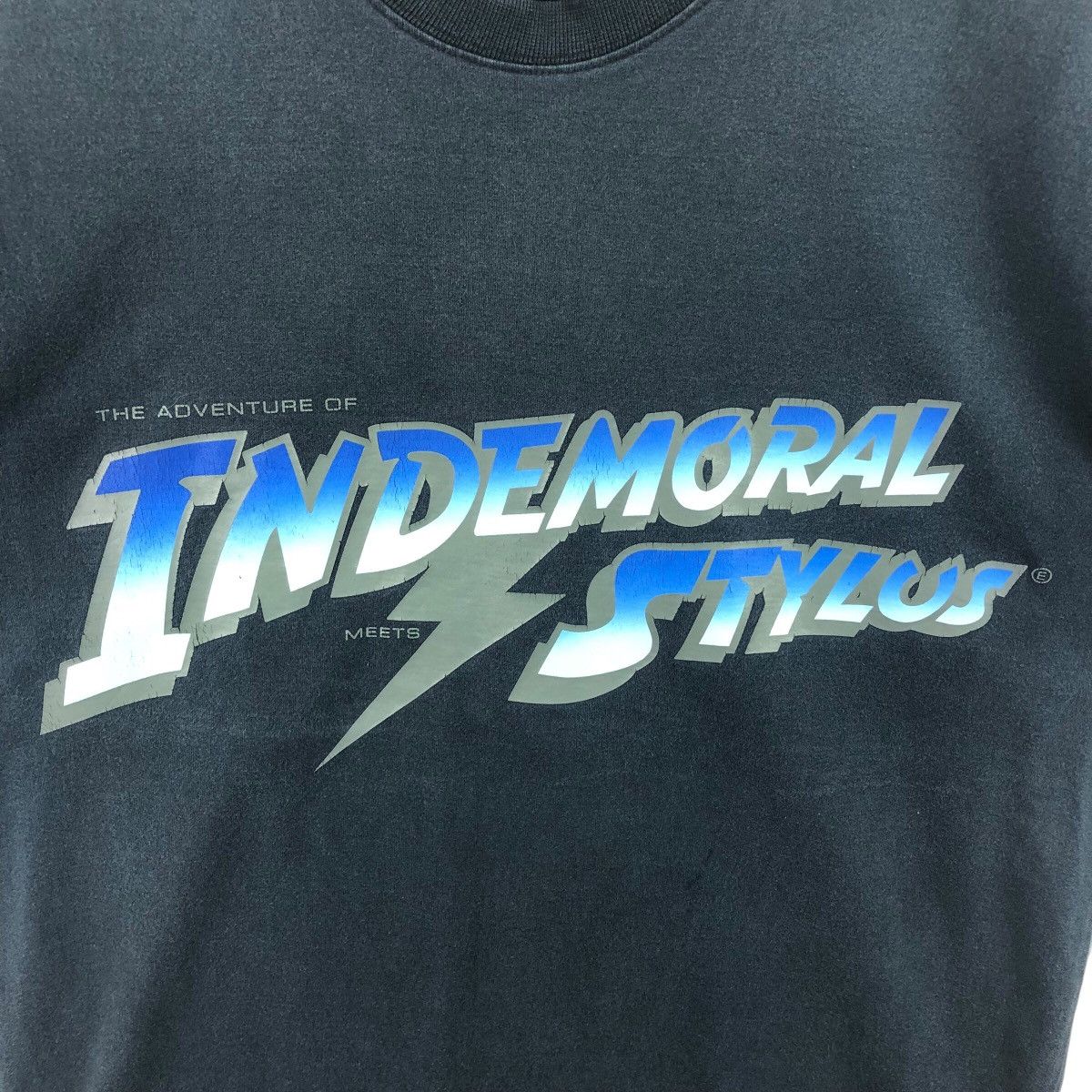 Japanese Brand × Vintage Pick!! Vtg STYLUS Creative System Faded Top Tee Tshirt Size US XL / EU 56 / 4 - 11 Thumbnail