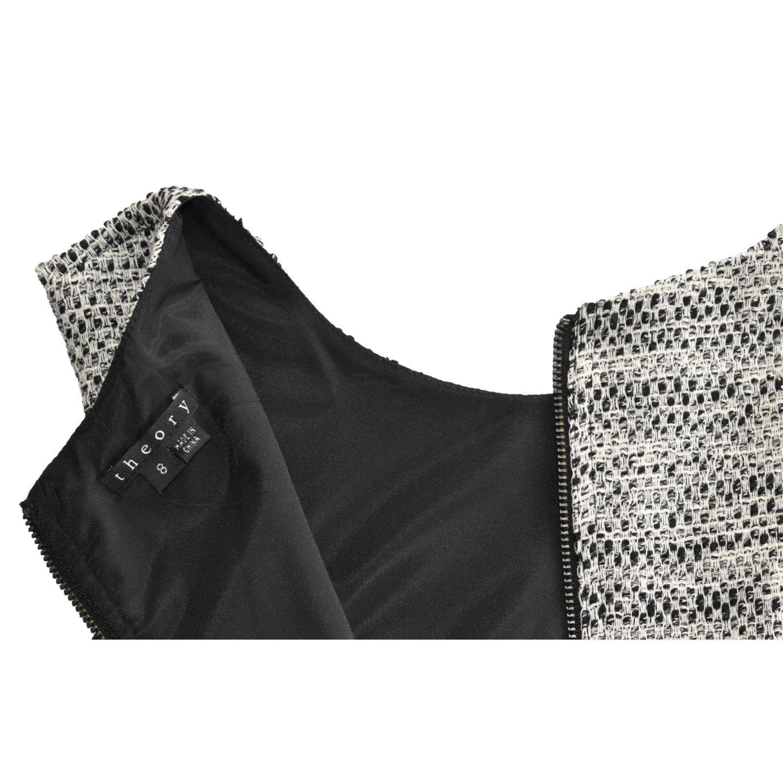 Theory THEORY Cortney Deleo Gary Cotton Tweed Shift Dress Size 8 Size M / US 6-8 / IT 42-44 - 5 Thumbnail