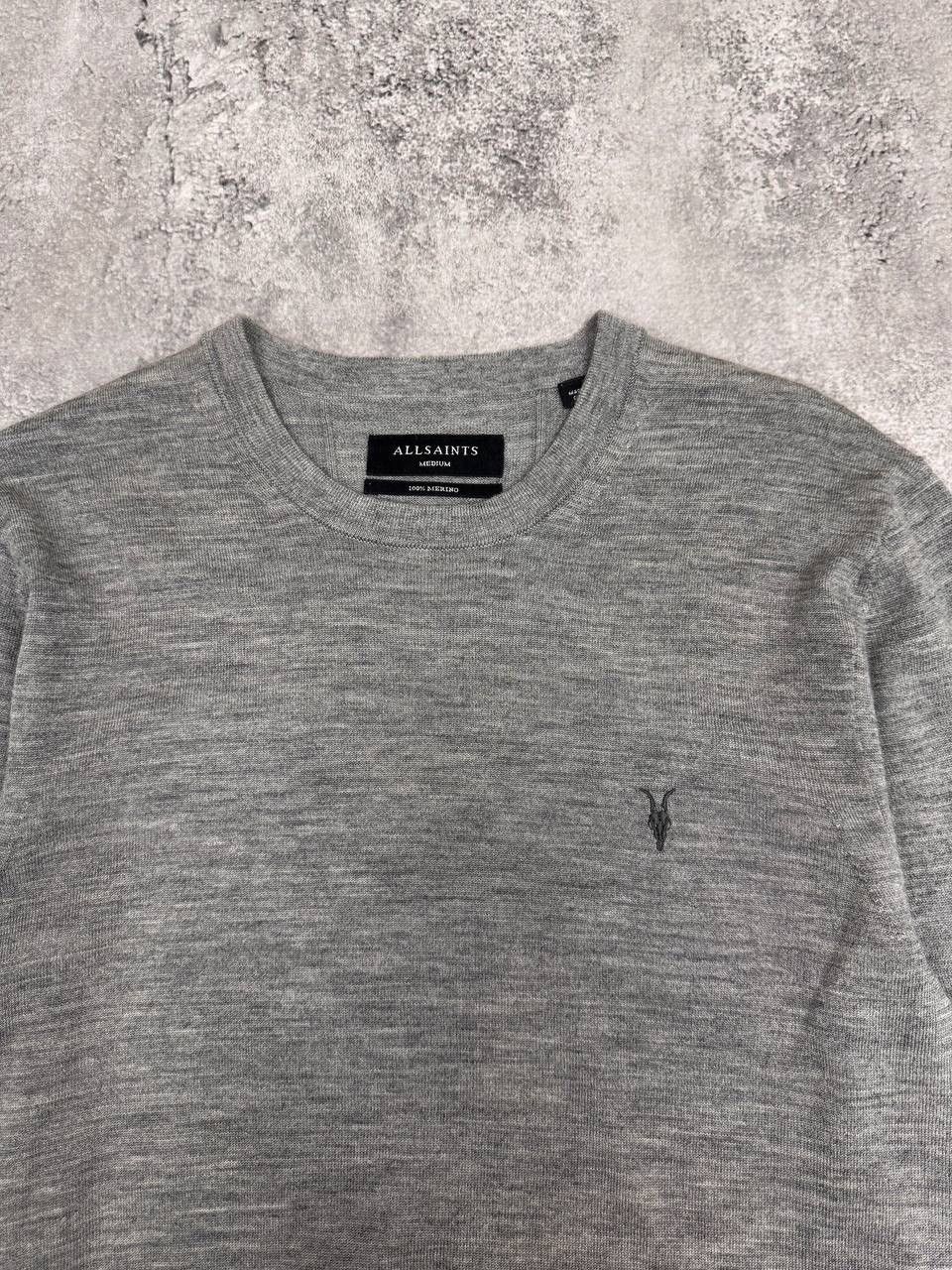 Allsaints AllSaints Men Sweater Grey Crewneck Size Medium Size US M / EU 48-50 / 2 - 3 Thumbnail
