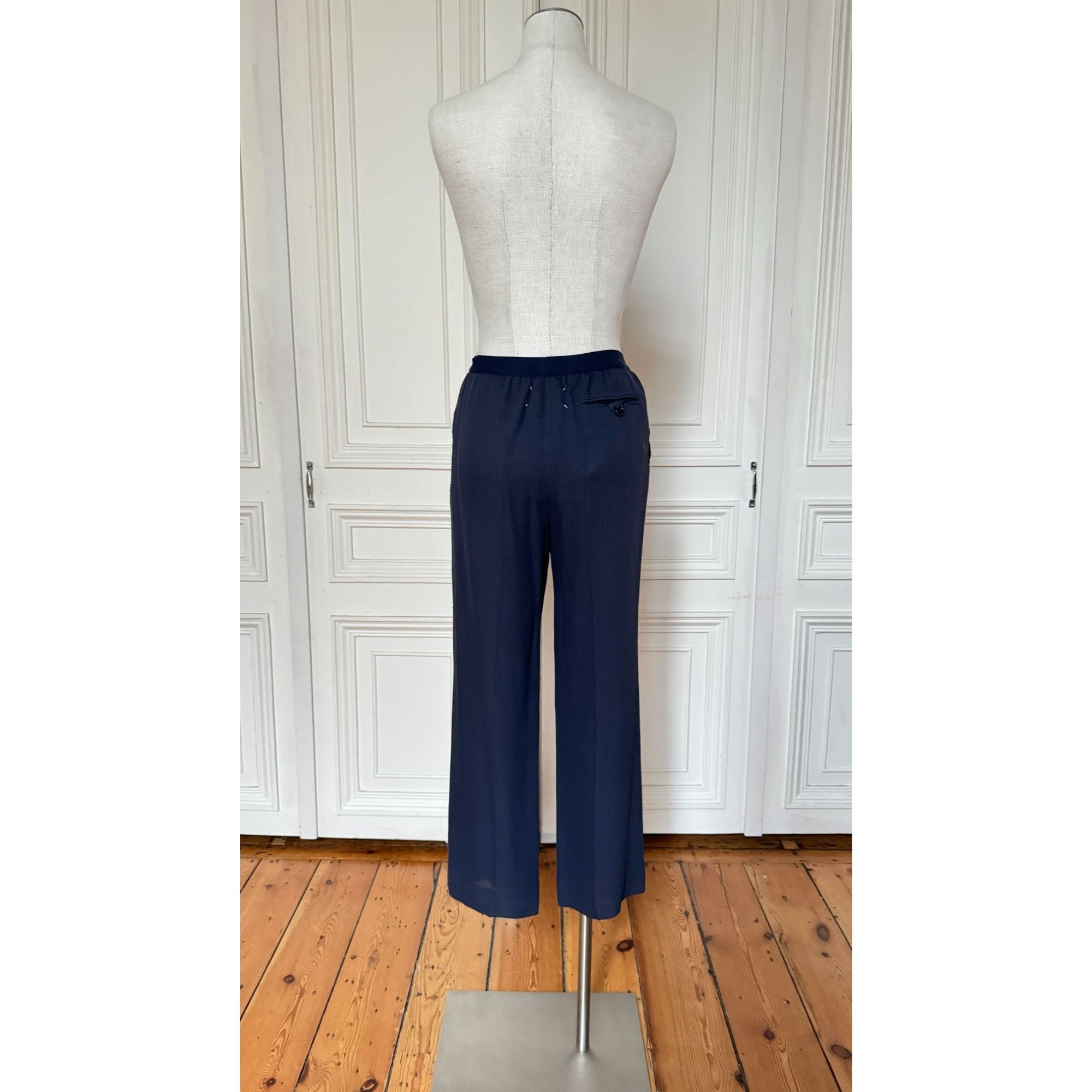 Maison Margiela Spring/Summer 2007 Navy Waist Pants Size 26" / US 2 / IT 38 - 3 Thumbnail