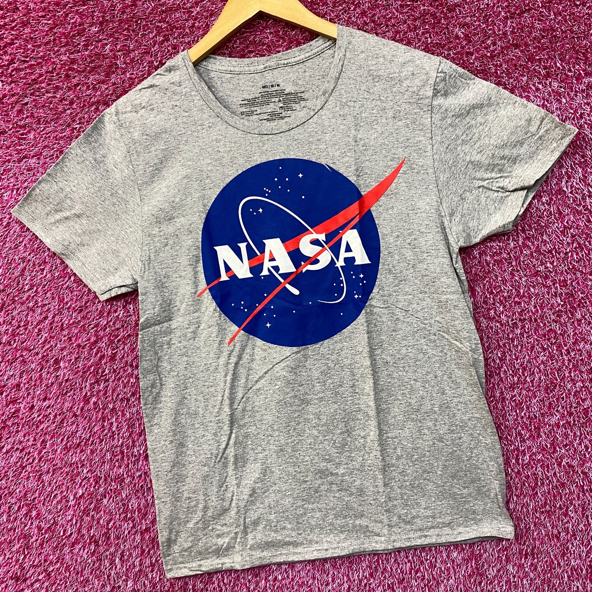 NASA NASA Logo Gray T-Shirt Medium Size US M / EU 48-50 / 2 - 3 Thumbnail
