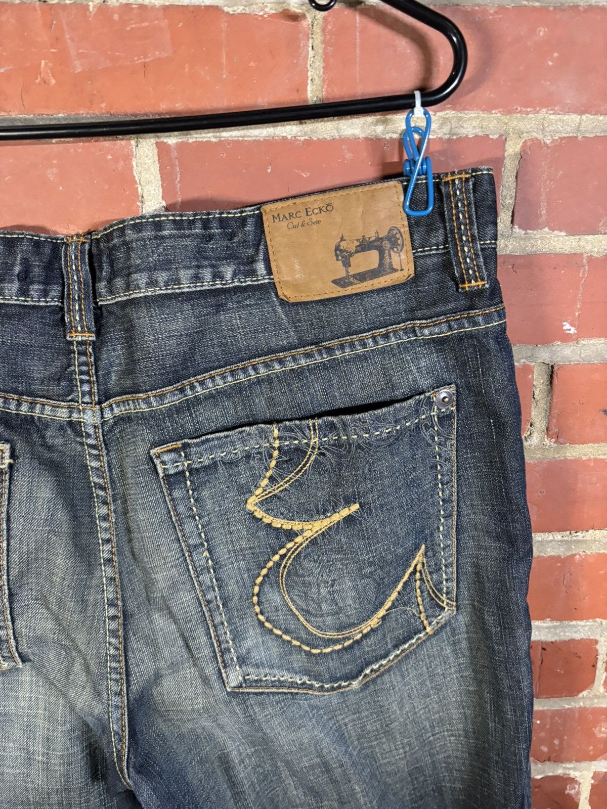 Marc Ecko Vintage Y2k Marc Ecko Cut-Sew Jeans Boot 38x32 (Real 39x32) Size US 39 - 5 Thumbnail