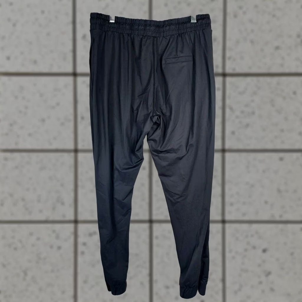 Vintage Zyia Active Womens Joggers Size M Black Zip Ankle Tapered Nylon Spandex Gym Pants Size 32" / US 10 / IT 46 - 1 Thumbnail