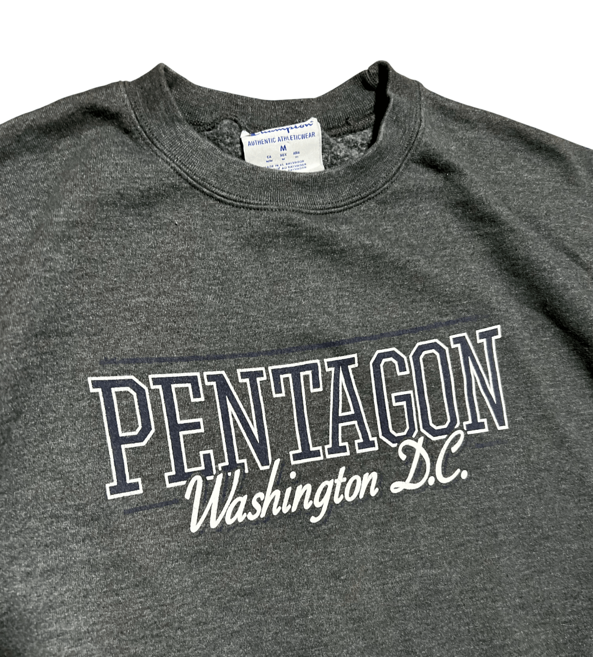 Champion Pentagon Washington D.C. Champion Gray Crew Neck Sweatshirt Size US M / EU 48-50 / 2 - 2 Thumbnail