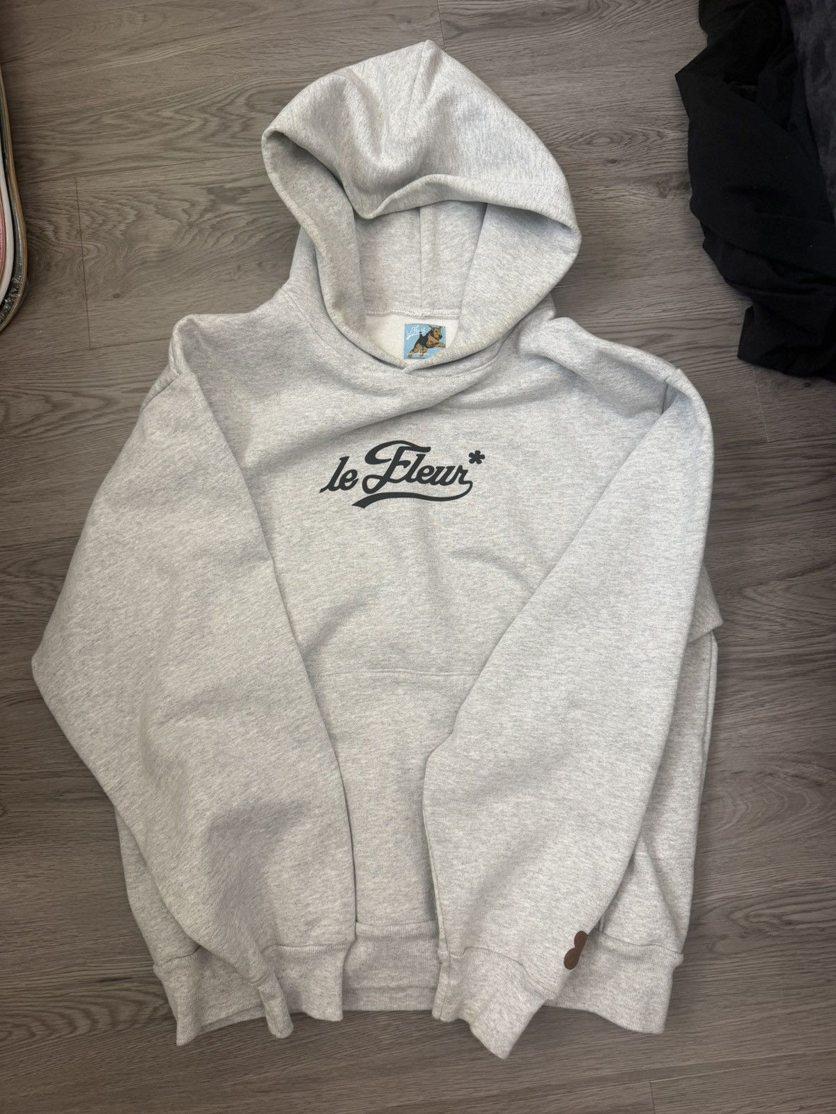 Golf le Fleur Grey GOLF LE FLEUR dog sunseeker hoodie | Grailed