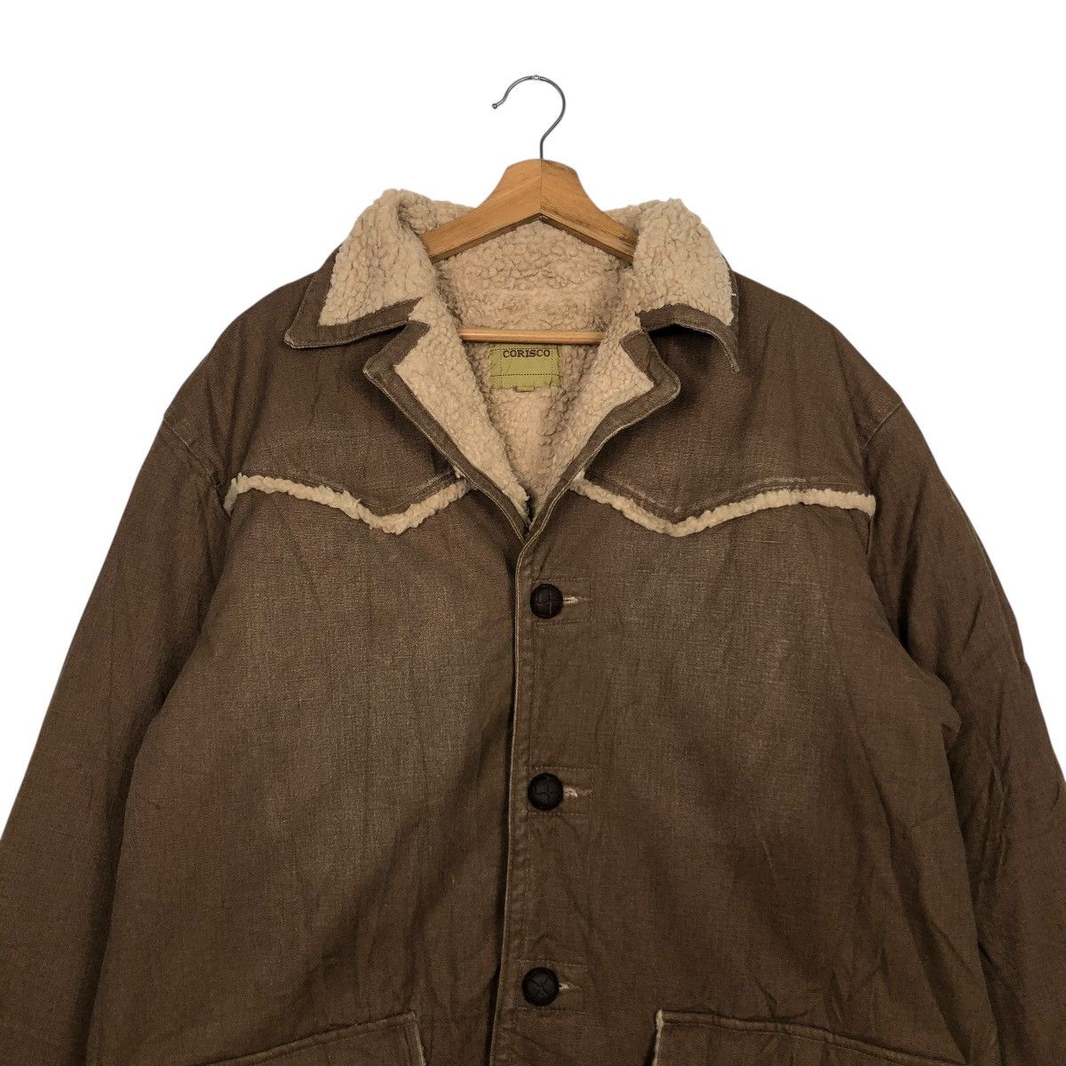 🔥VINTAGE CHORE JACKET DETROIT BLANKET CORISCO ISSEY MIYAKE