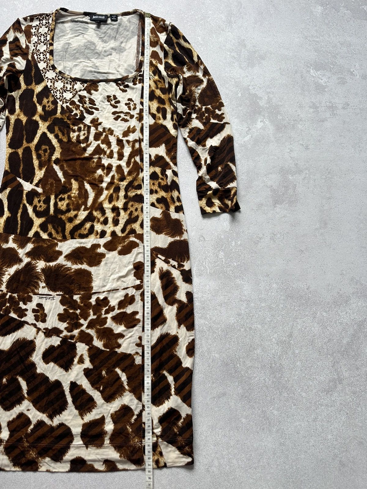 Just Cavalli Y2K Just Cavalli Leopard Print Viscose Long Dress Blouse Size M / US 6-8 / IT 42-44 - 13 Thumbnail