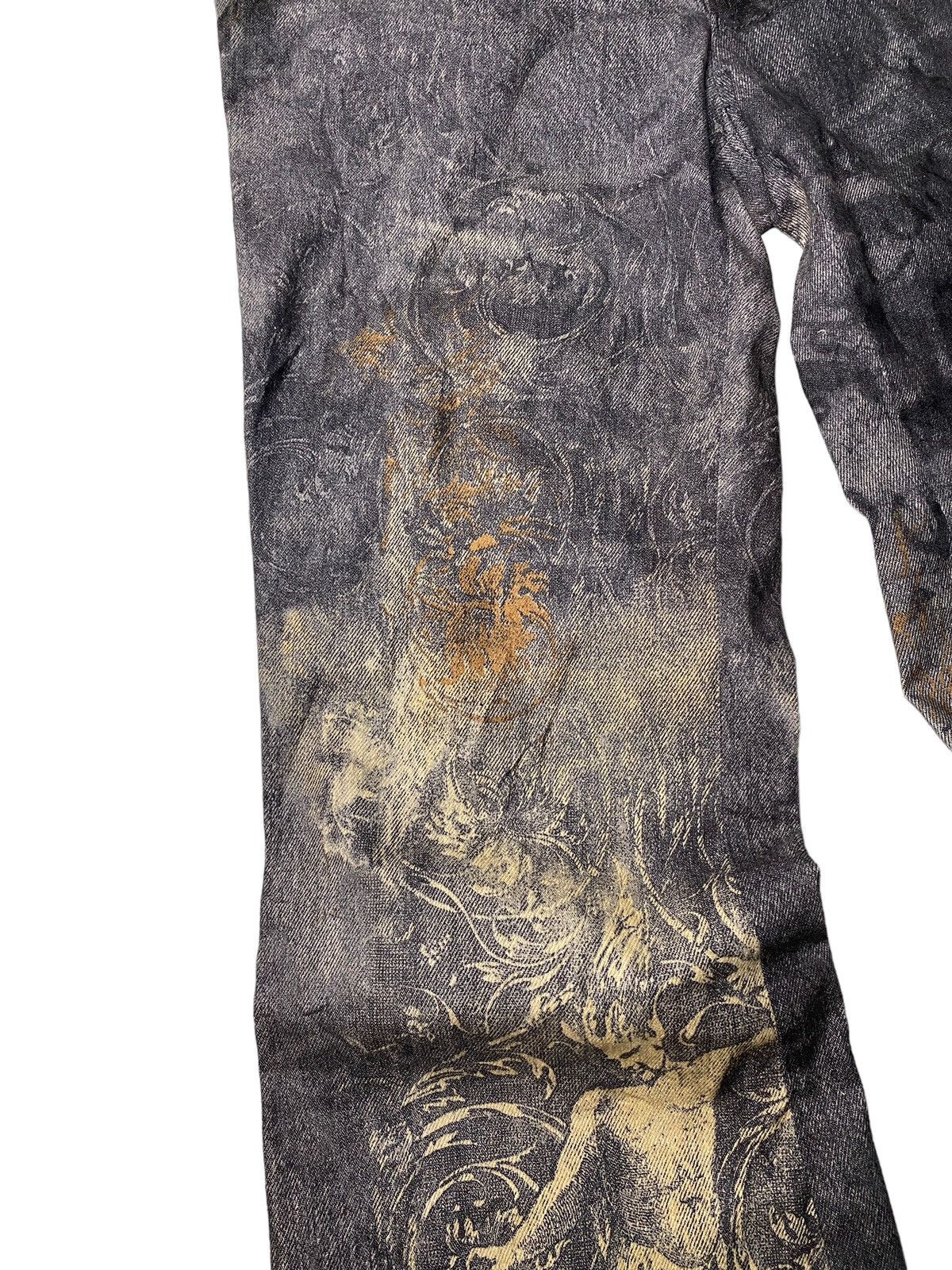 If Six Was Nine 2000's Tornado Mart Flared Tribal Pants Size US 29 - 5 Thumbnail