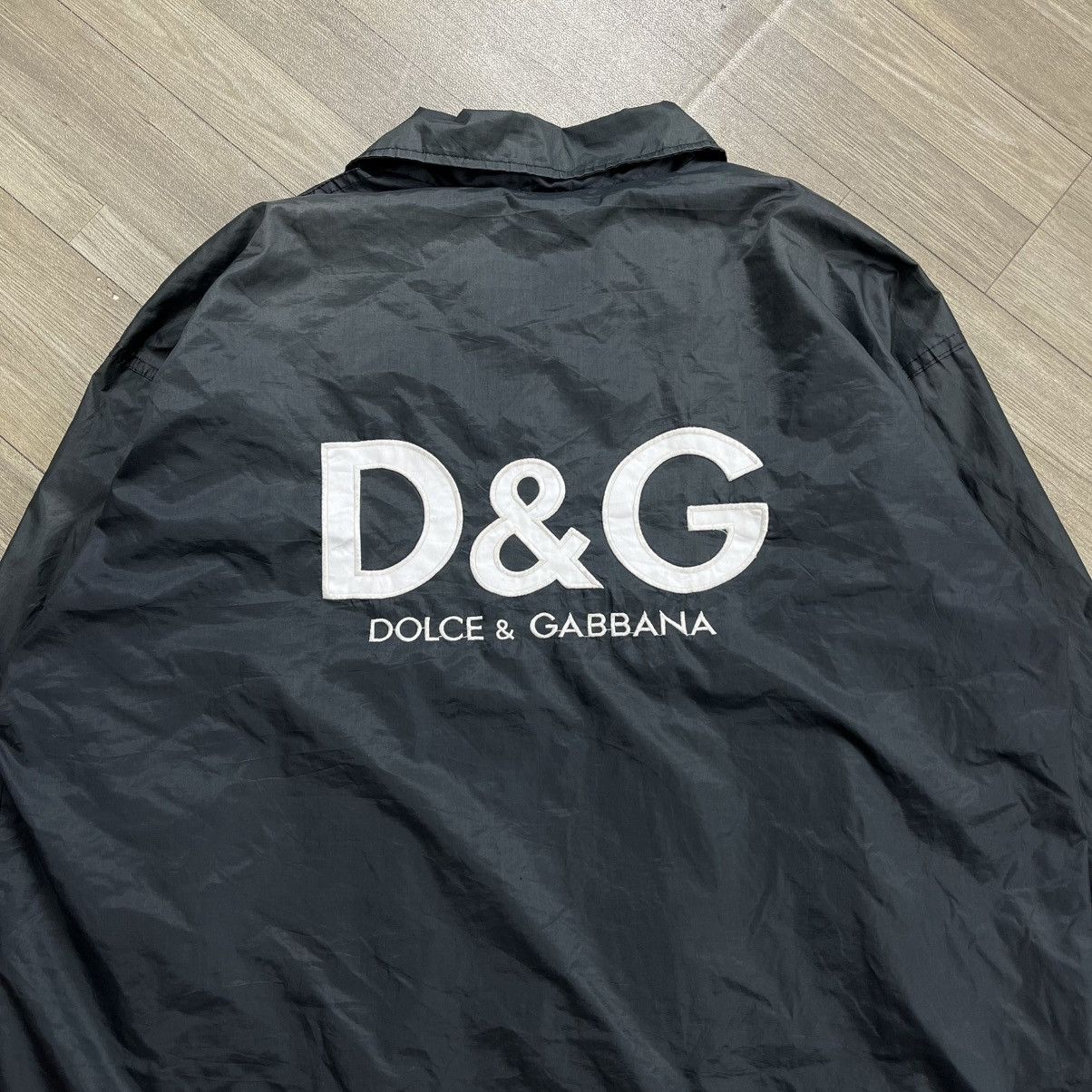 Dolce & Gabbana Vintage Dolce & Gabbana Spell Out Big Logo Coach Jacket Size US L / EU 52-54 / 3 - 2 Thumbnail